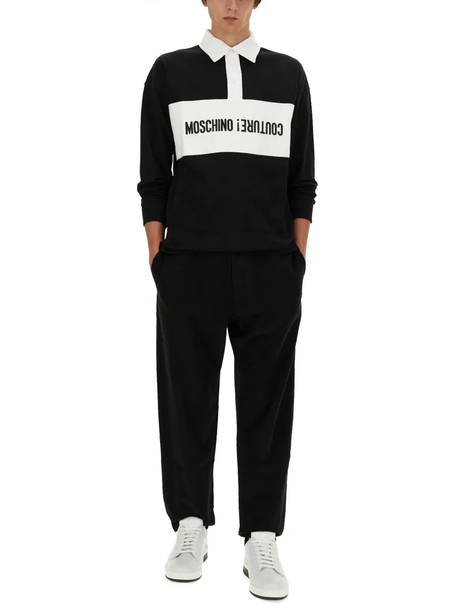 Long-Sleeved Polo Shirt
