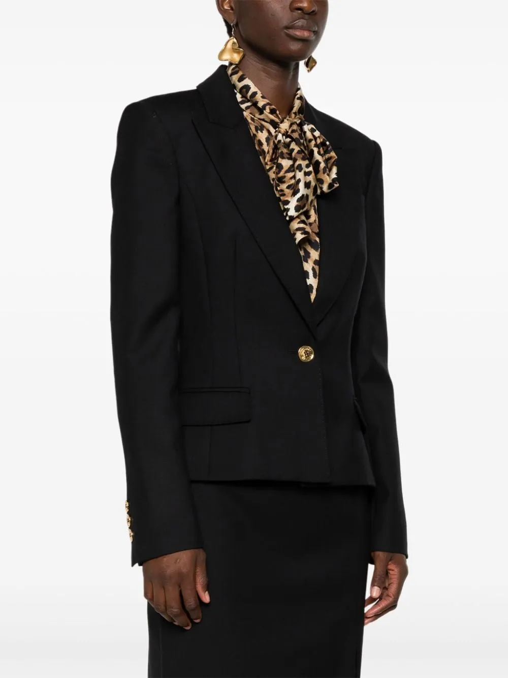 Front Buttoned Blazer