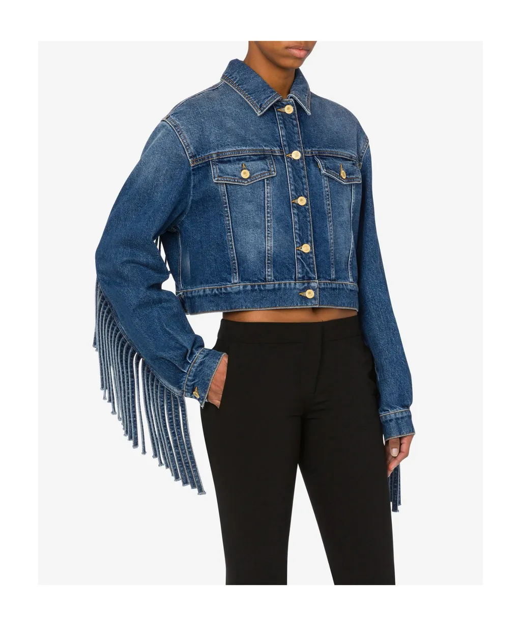 Fringed Denim Jacket