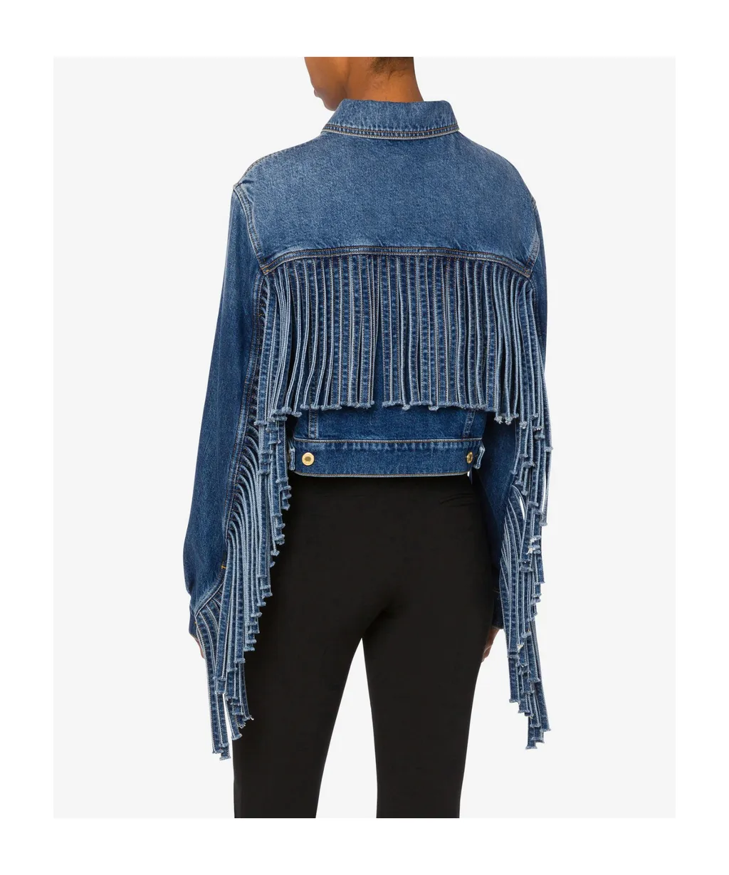 Fringed Denim Jacket