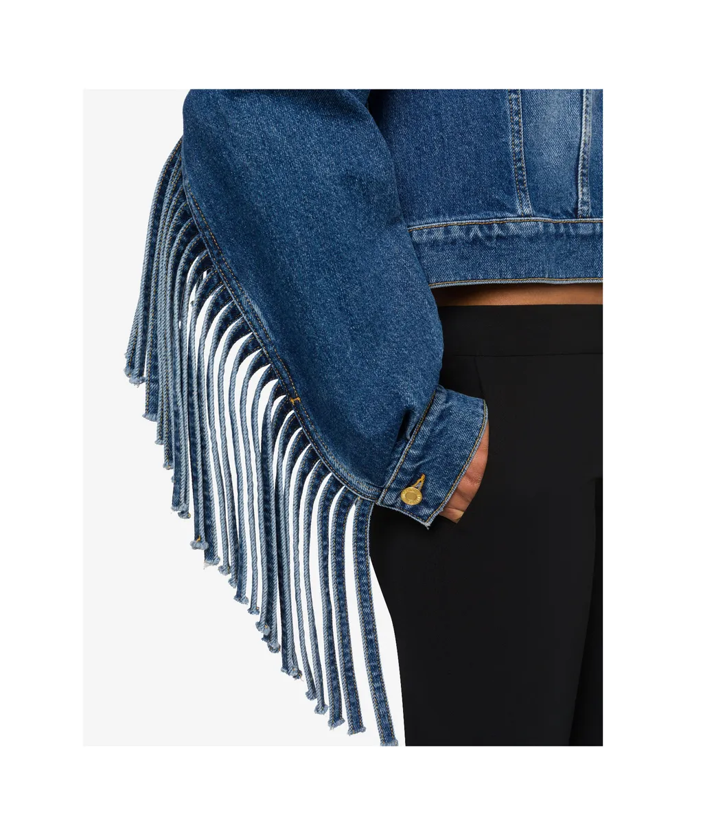 Fringed Denim Jacket