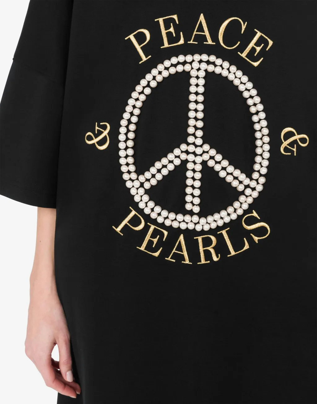 Logo-Print Cotton Dress