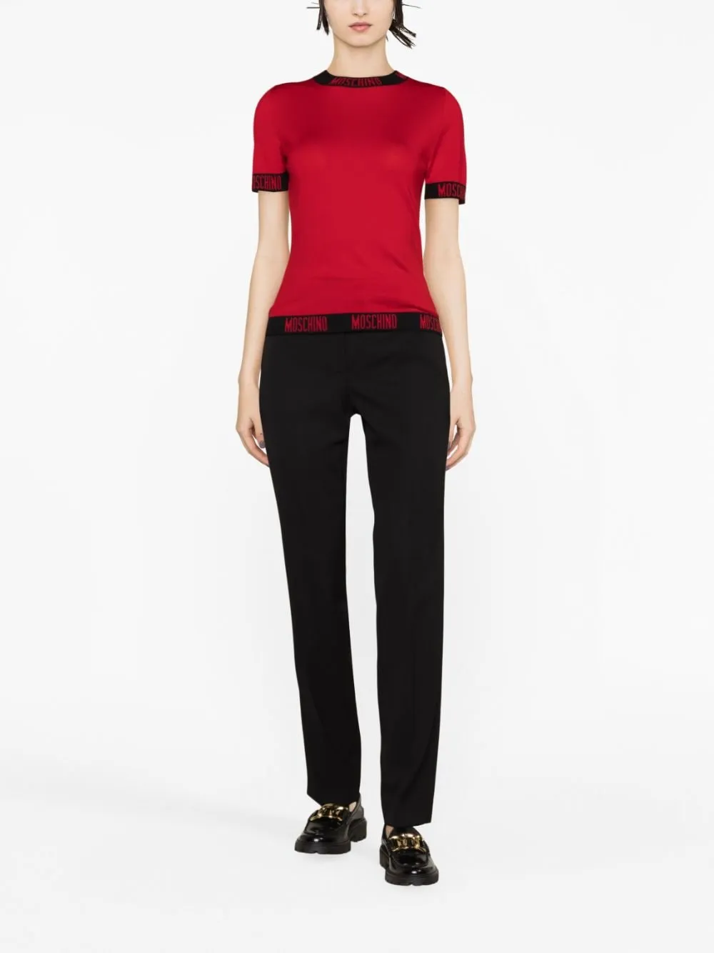 Virgin Wool Tailored Trousers