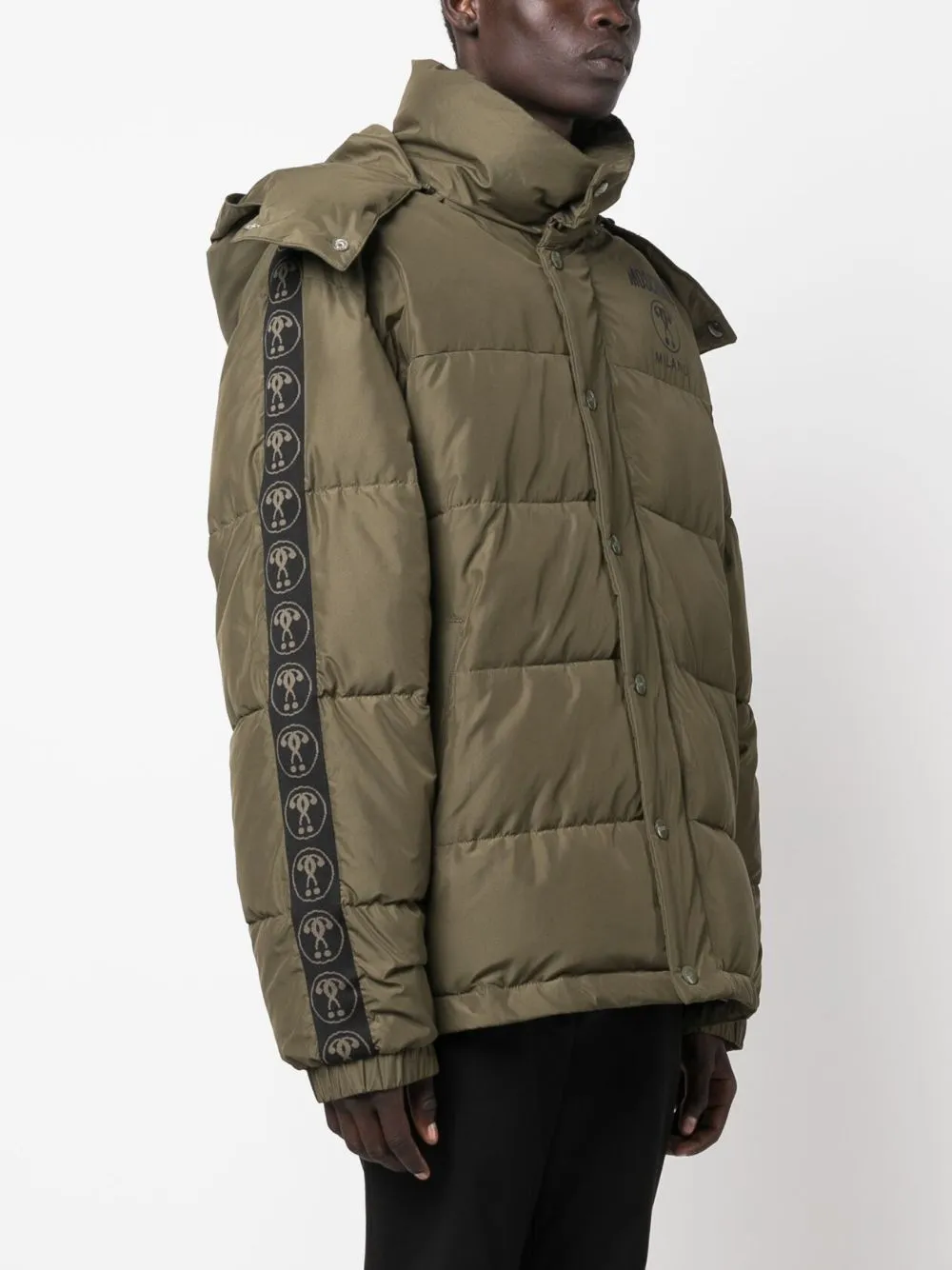 Logo-Print Padded Jacket