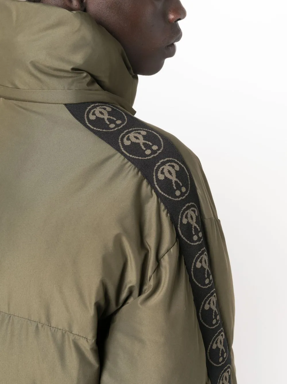 Logo-Print Padded Jacket