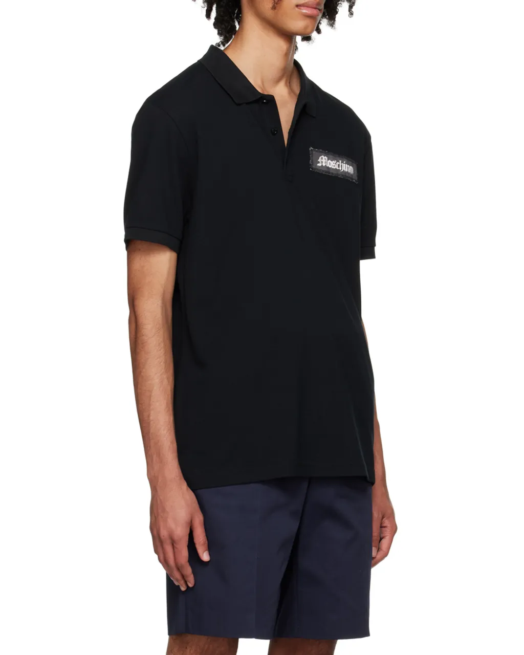 Logo Patch Polo Shirt