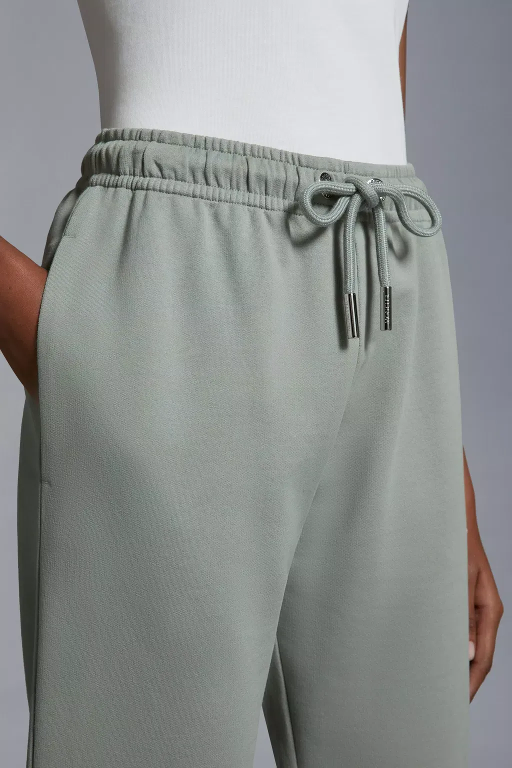 Logo Patch Drawstring Sweatpants