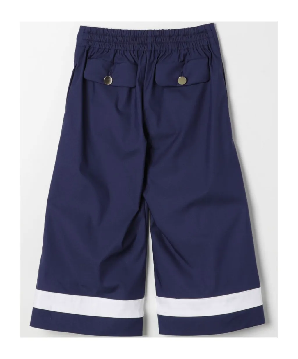 Stripe Detailed Pleated Pants