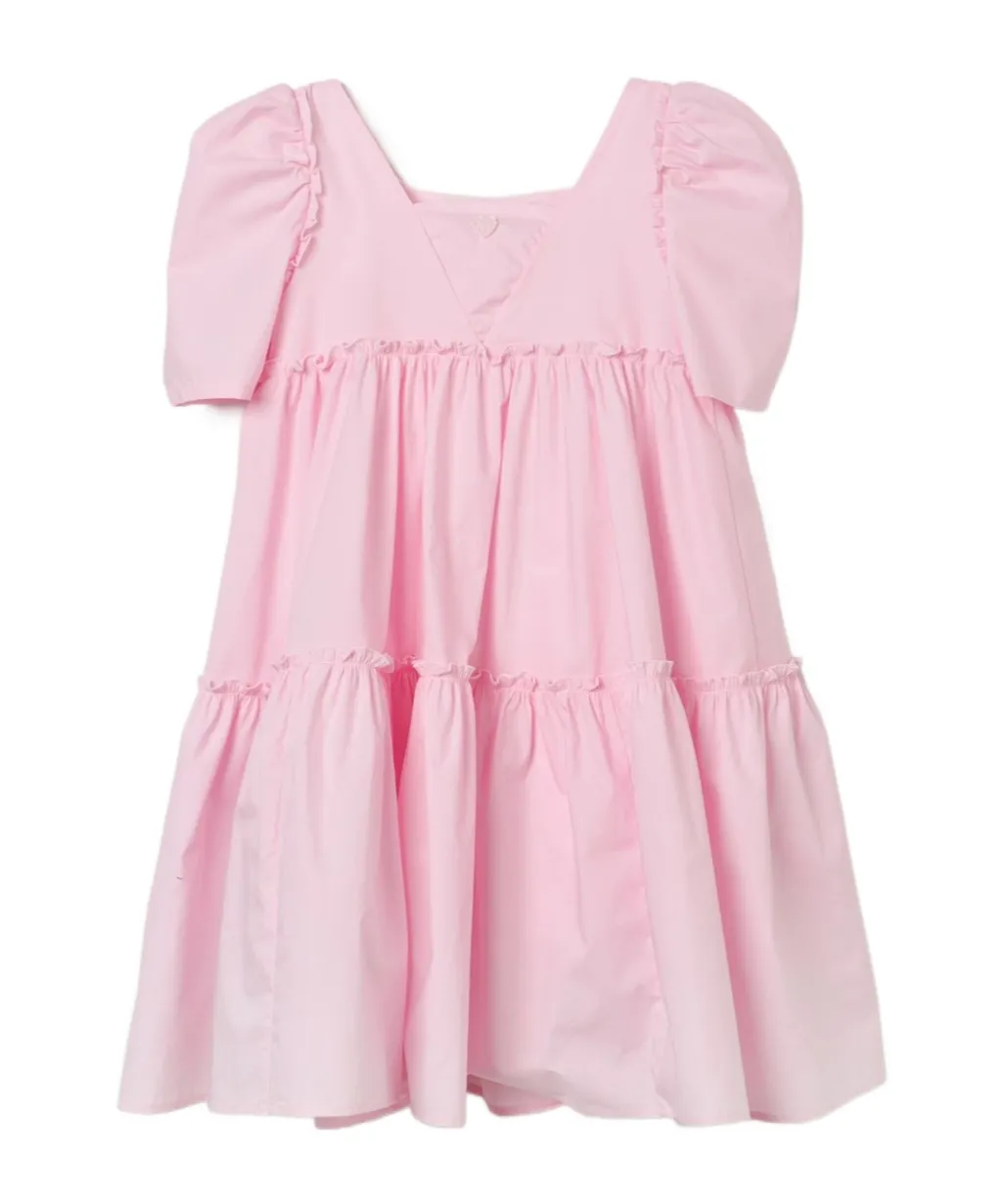 Tiered-Skirt Dress