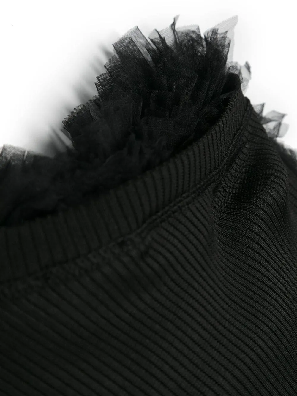 Tulle-Detail Dress