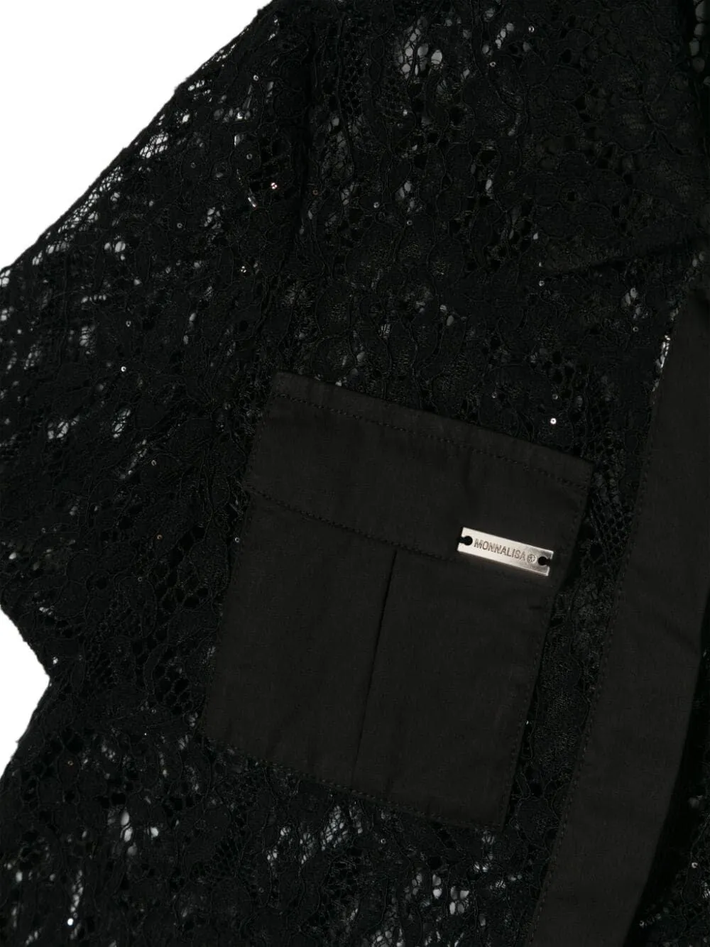 Lace Cropped Shirt
