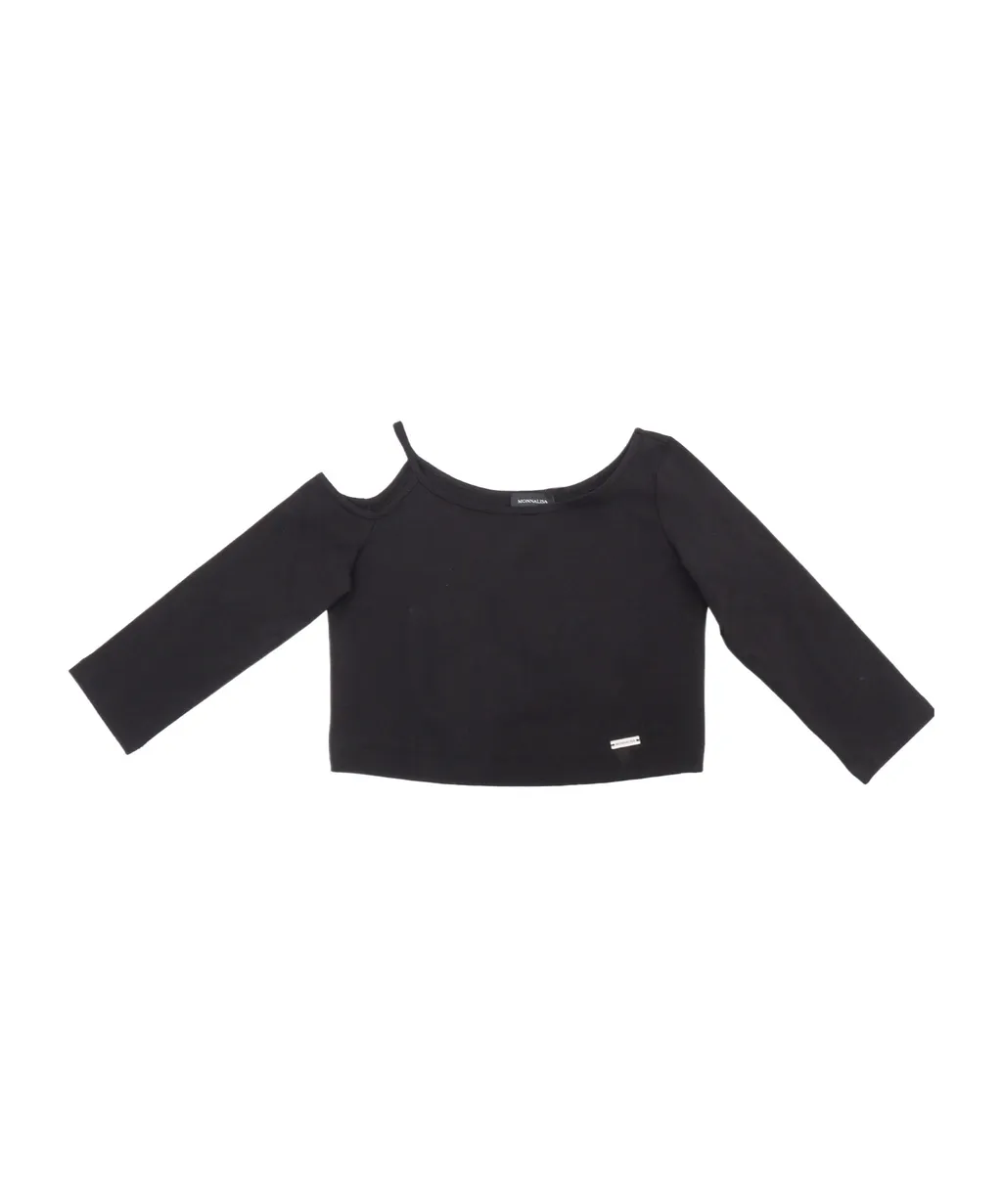 Asymmetrical Cropped T-Shirt