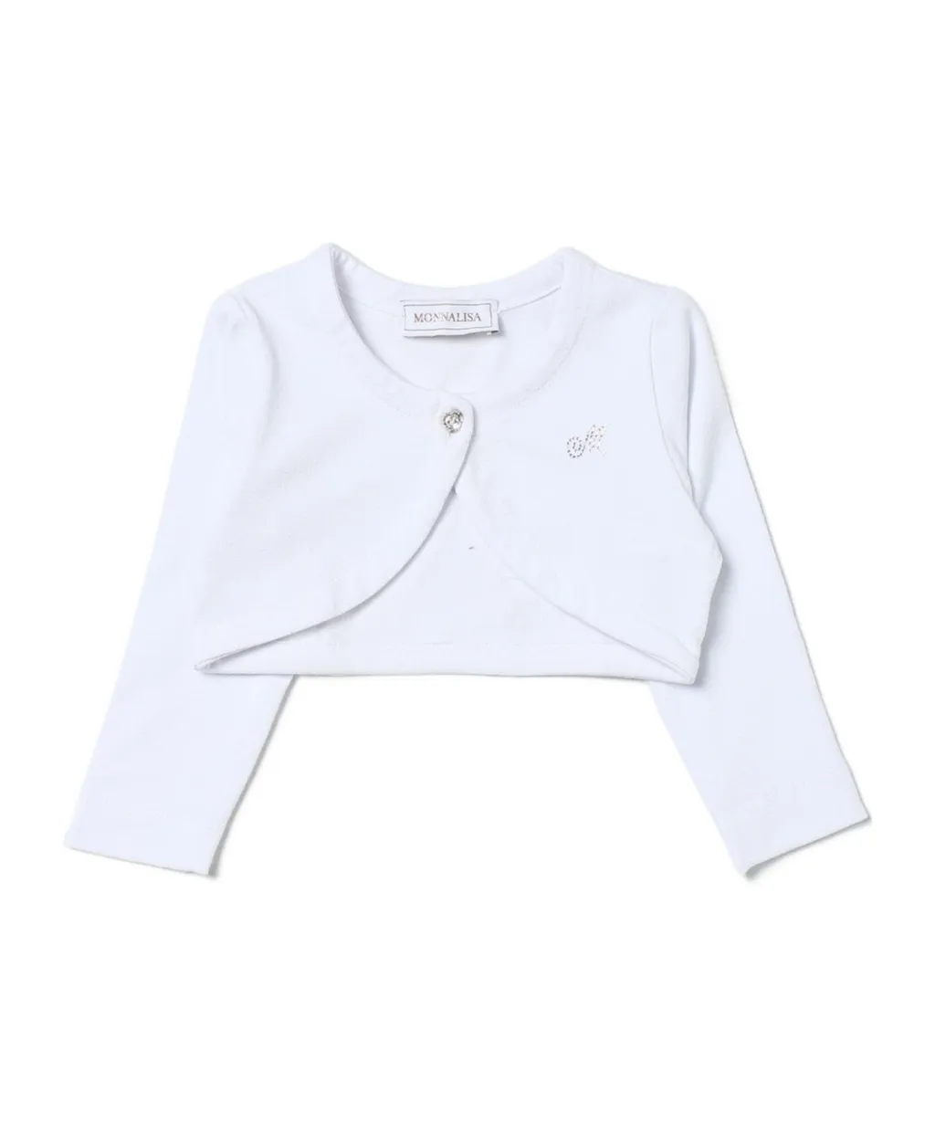Logo-Embellished Shaved Crepe Cardigan