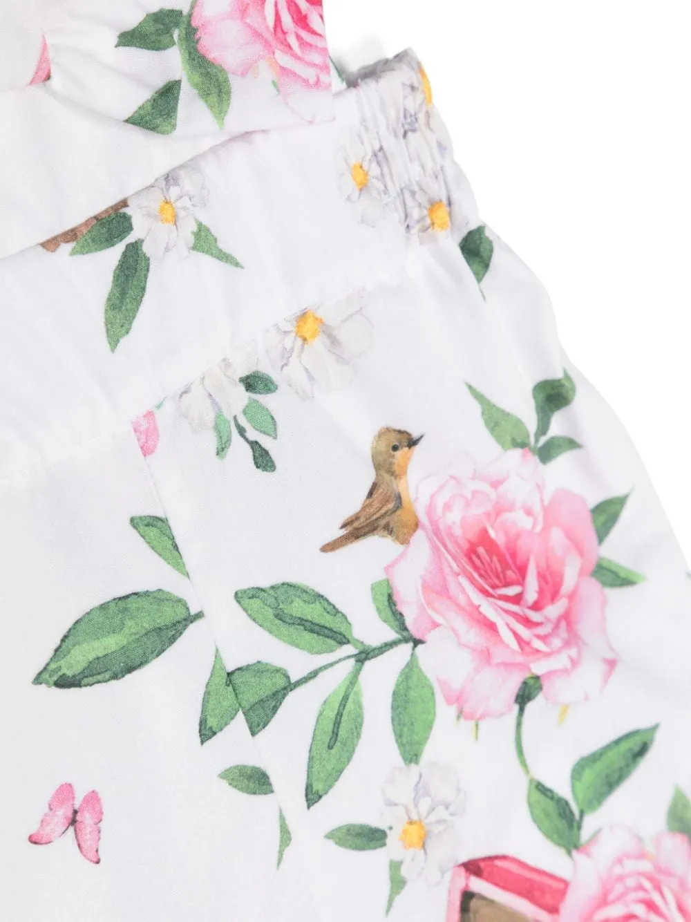 Floral-Print Cotton Shorts