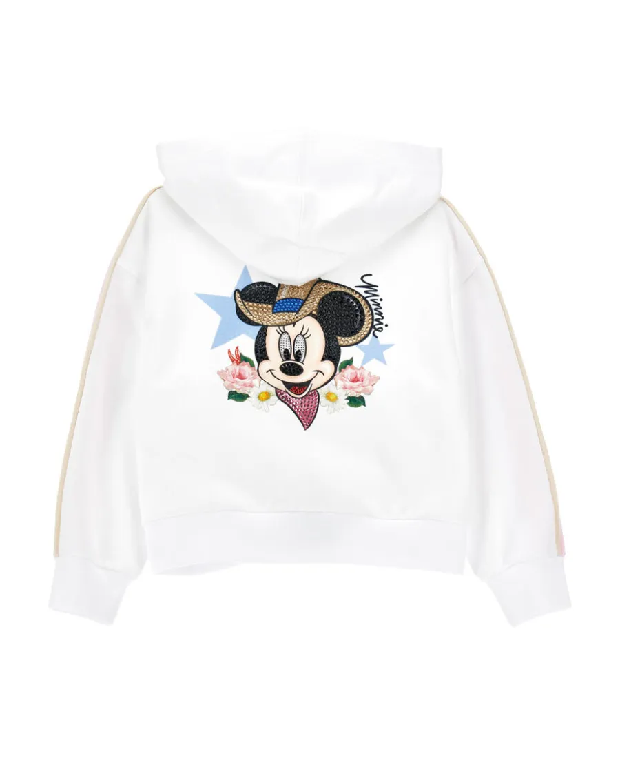 Minnie Cotton Zip-Up Hoodie
