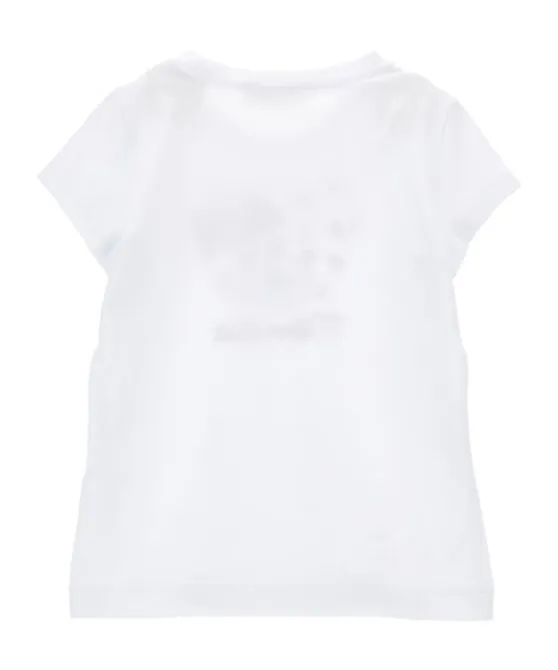 Embellished Teddy Bear Crewneck T-Shirt
