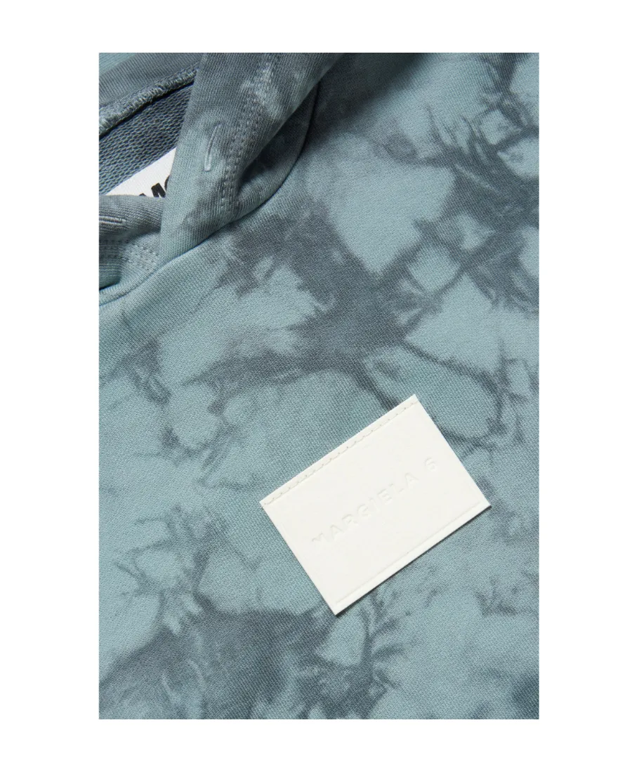 Tie-Dyed Drop Shoulder Hoodie