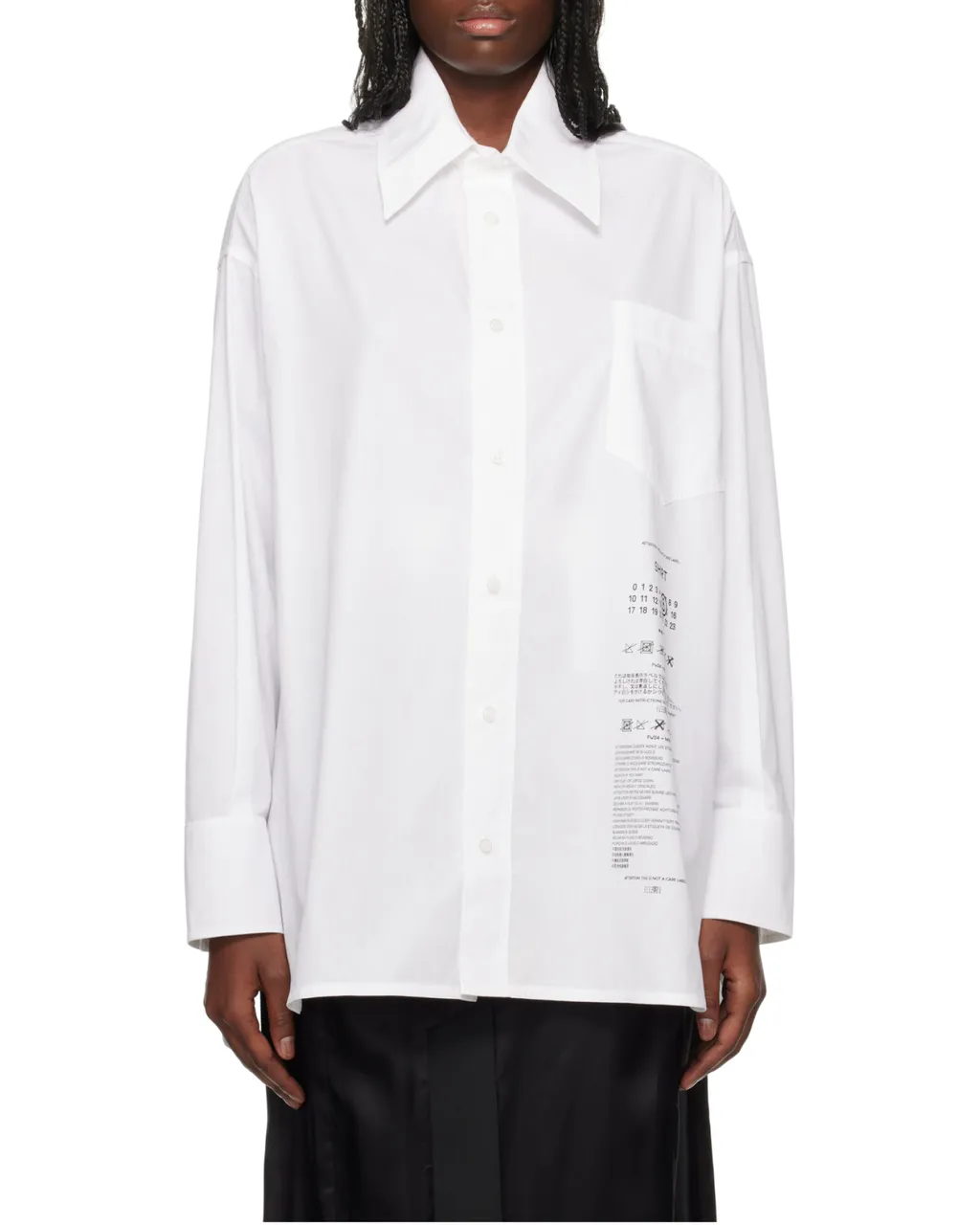 Logo Printed Oversized Shirt