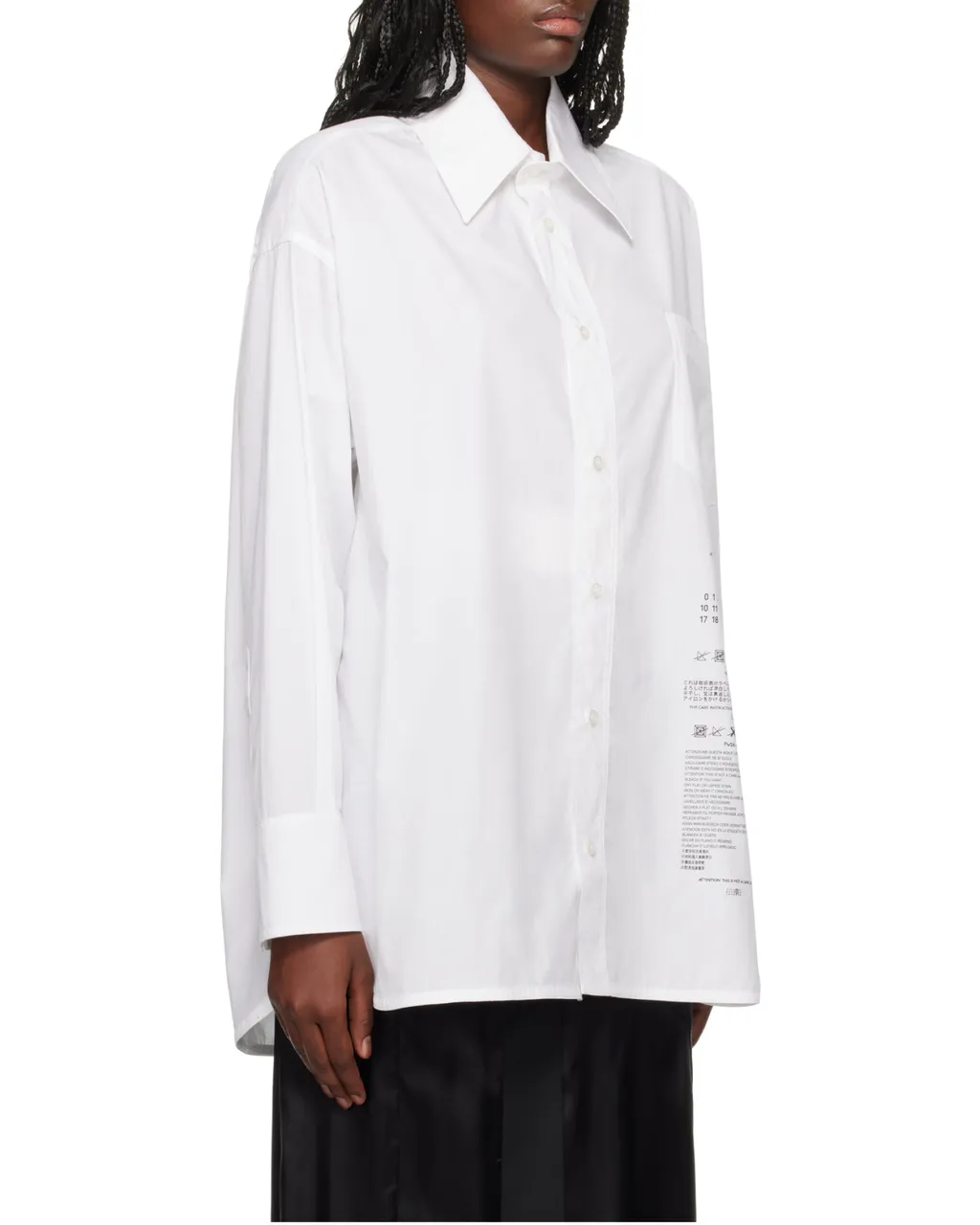 Logo Printed Oversized Shirt