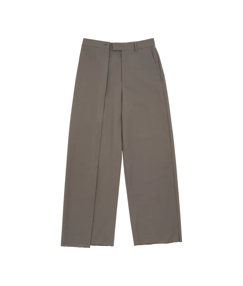 Wide Leg Tailored Trousers