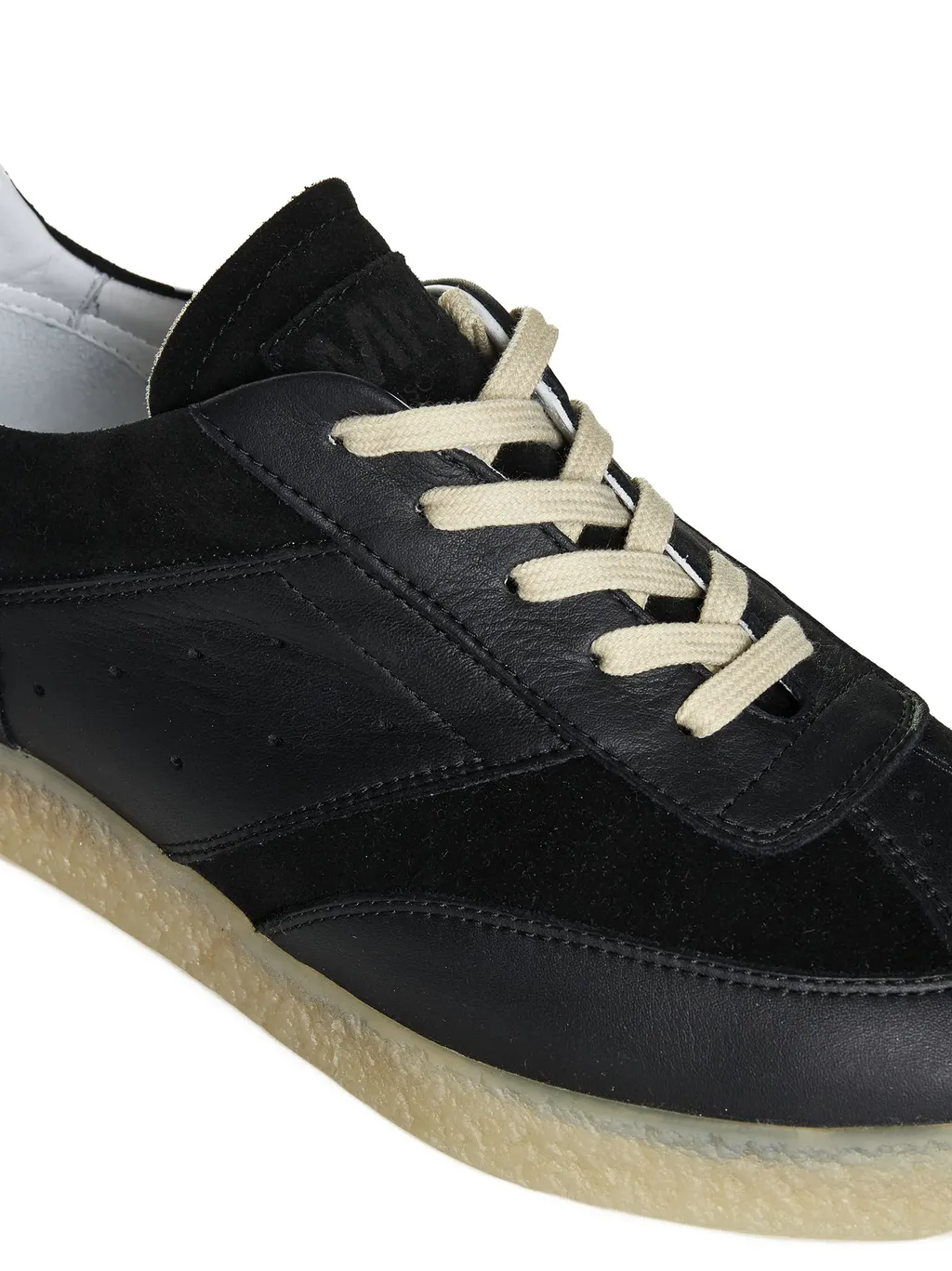 Panelled Lace-Up Sneakers