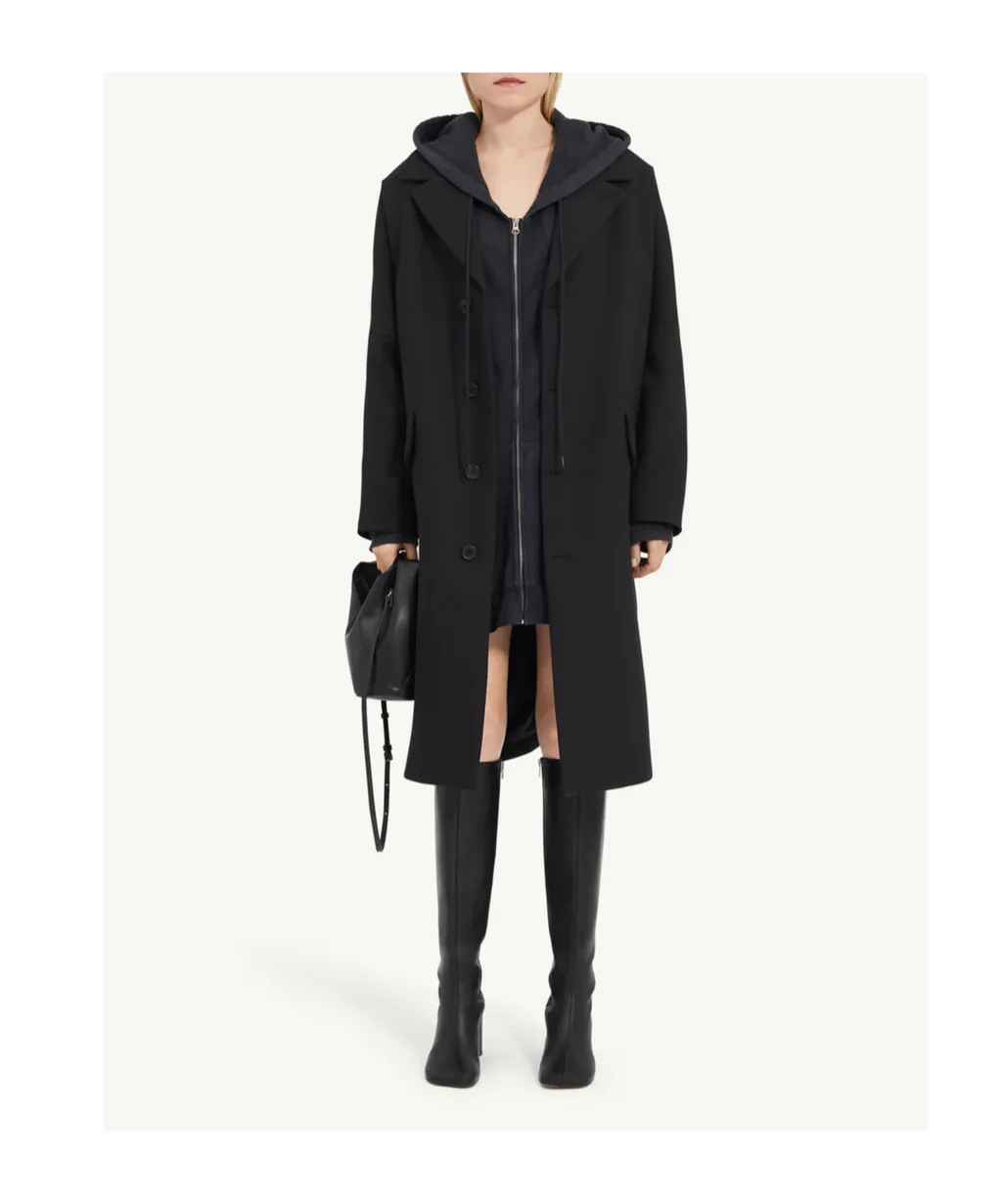 Single-Breasted Long Jacket