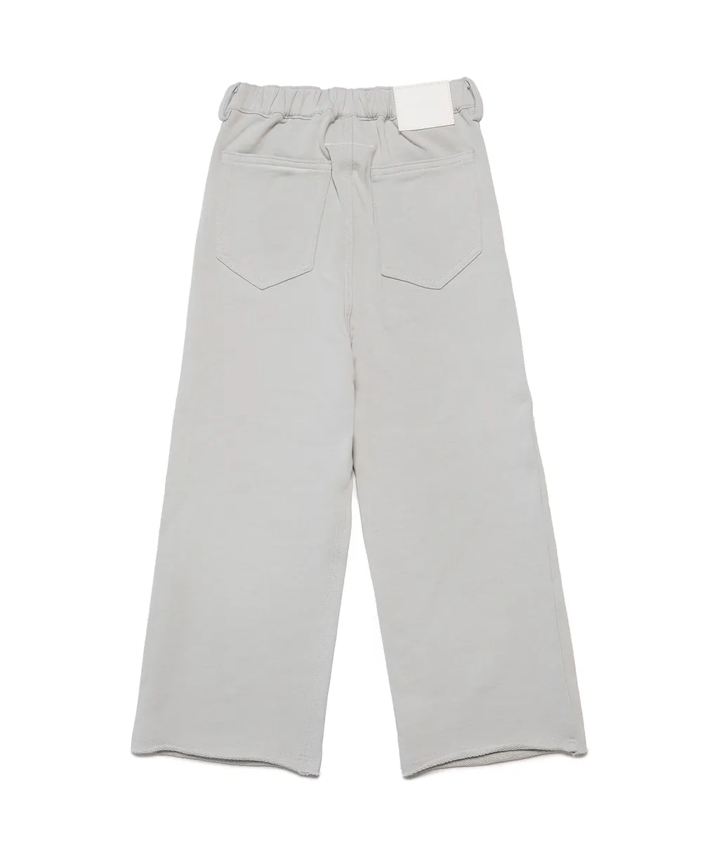 Logo Patch Straight Leg Pants