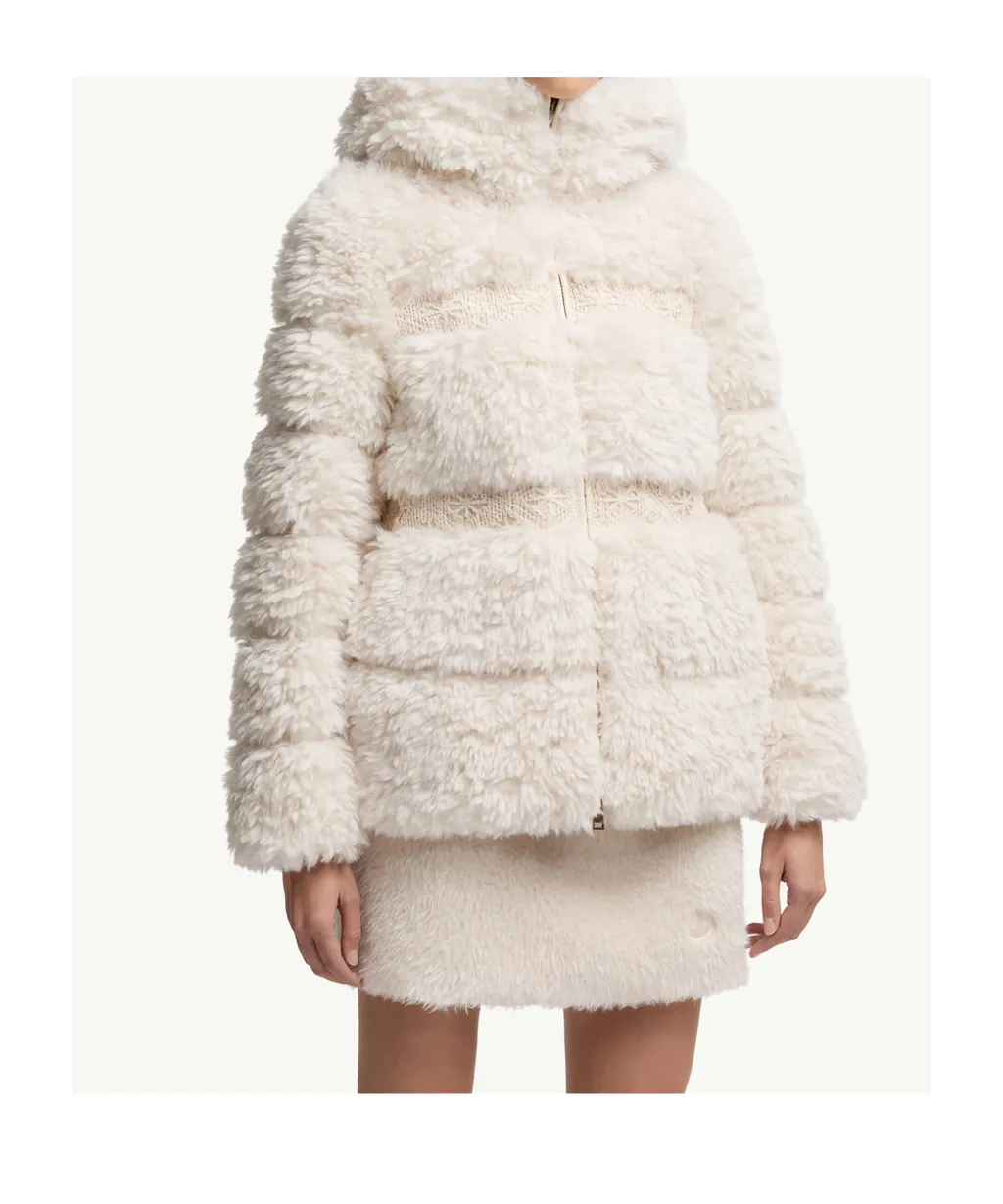 Verie Teddy Hooded Short Down Jacket