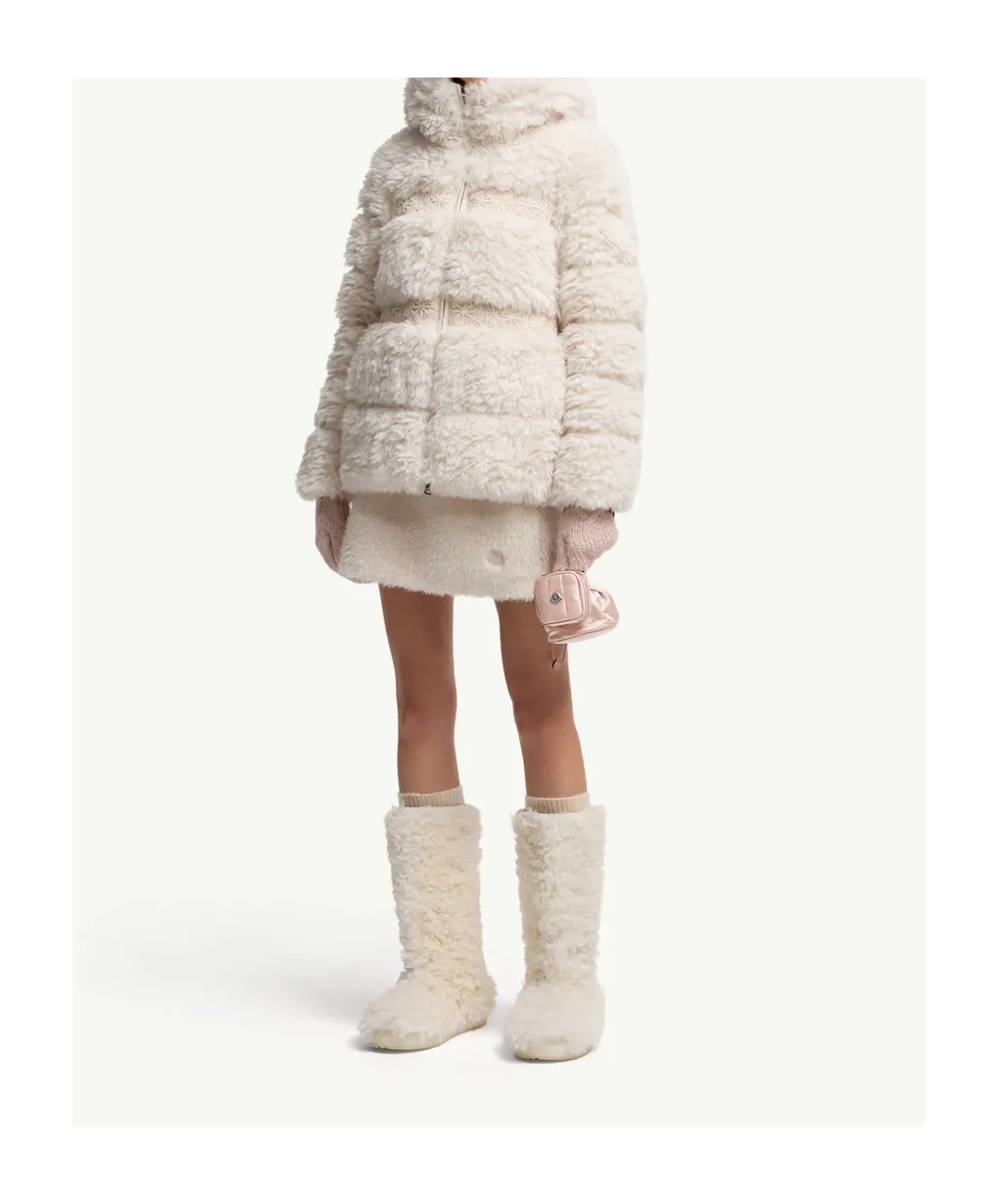 Verie Teddy Hooded Short Down Jacket