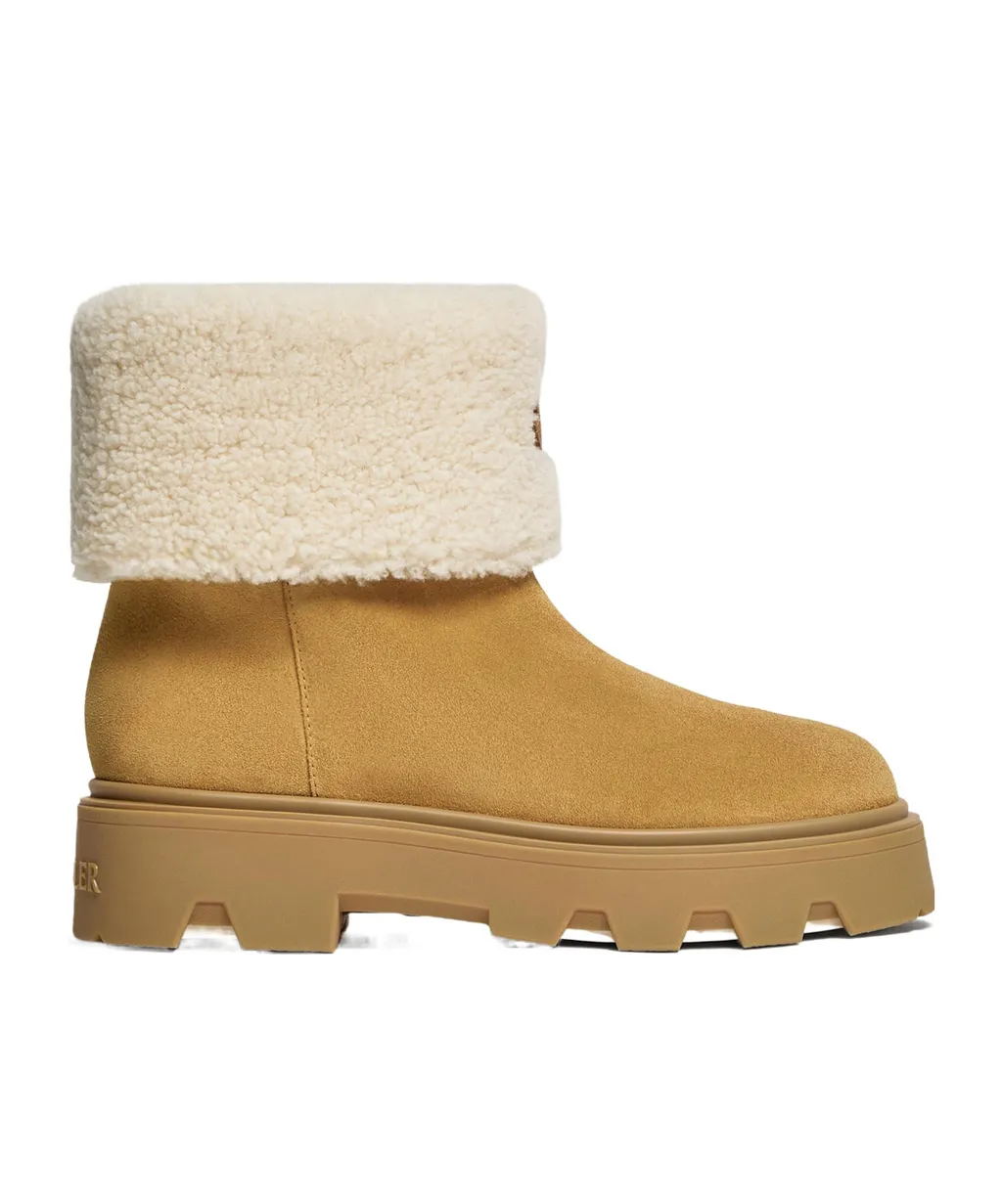 Aurea Mid Suede & Shearling Boots