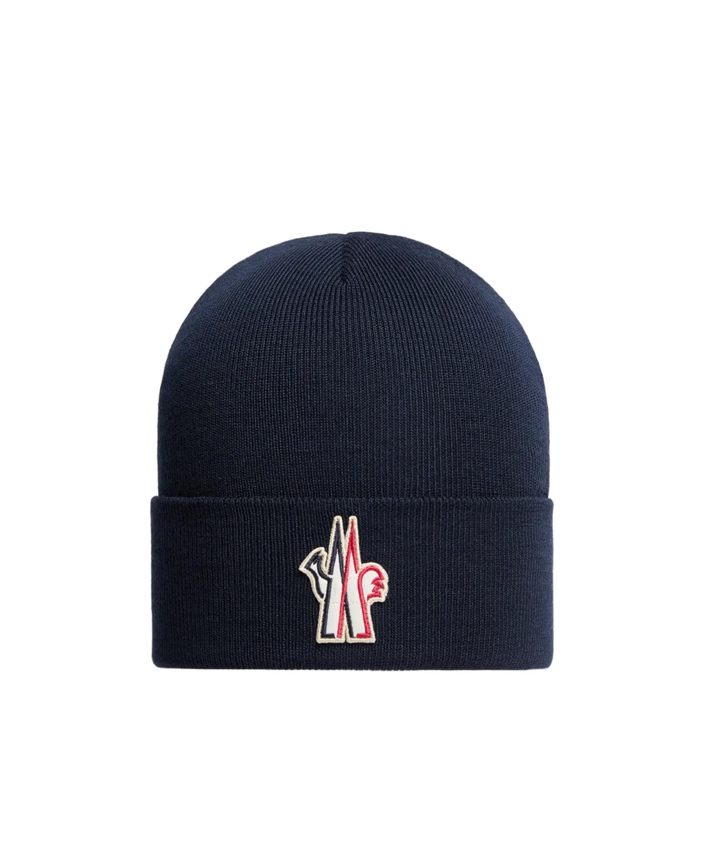 Logo Patch Knitted Beanie
