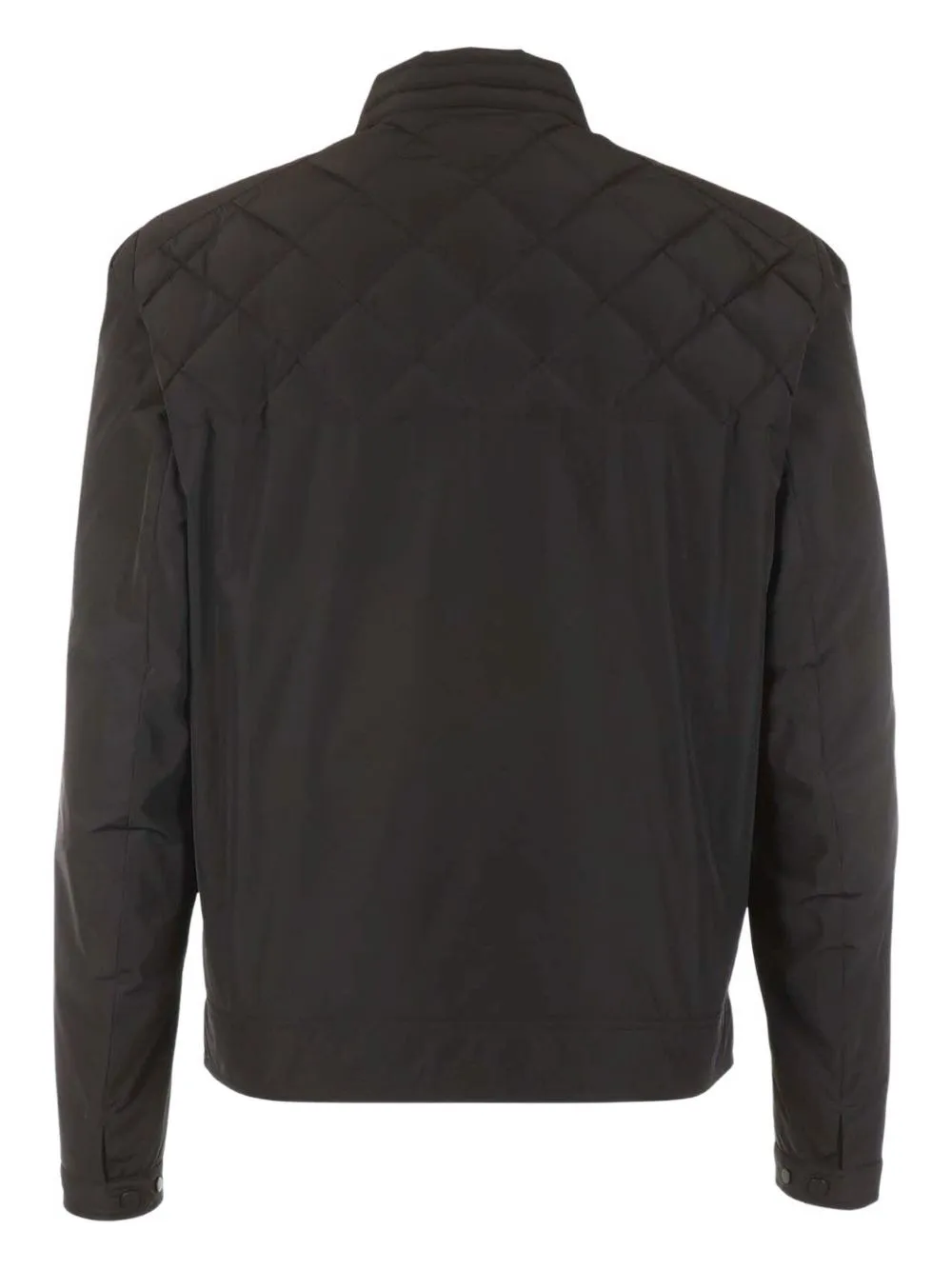 Logo Patch Short Puffer Jacket