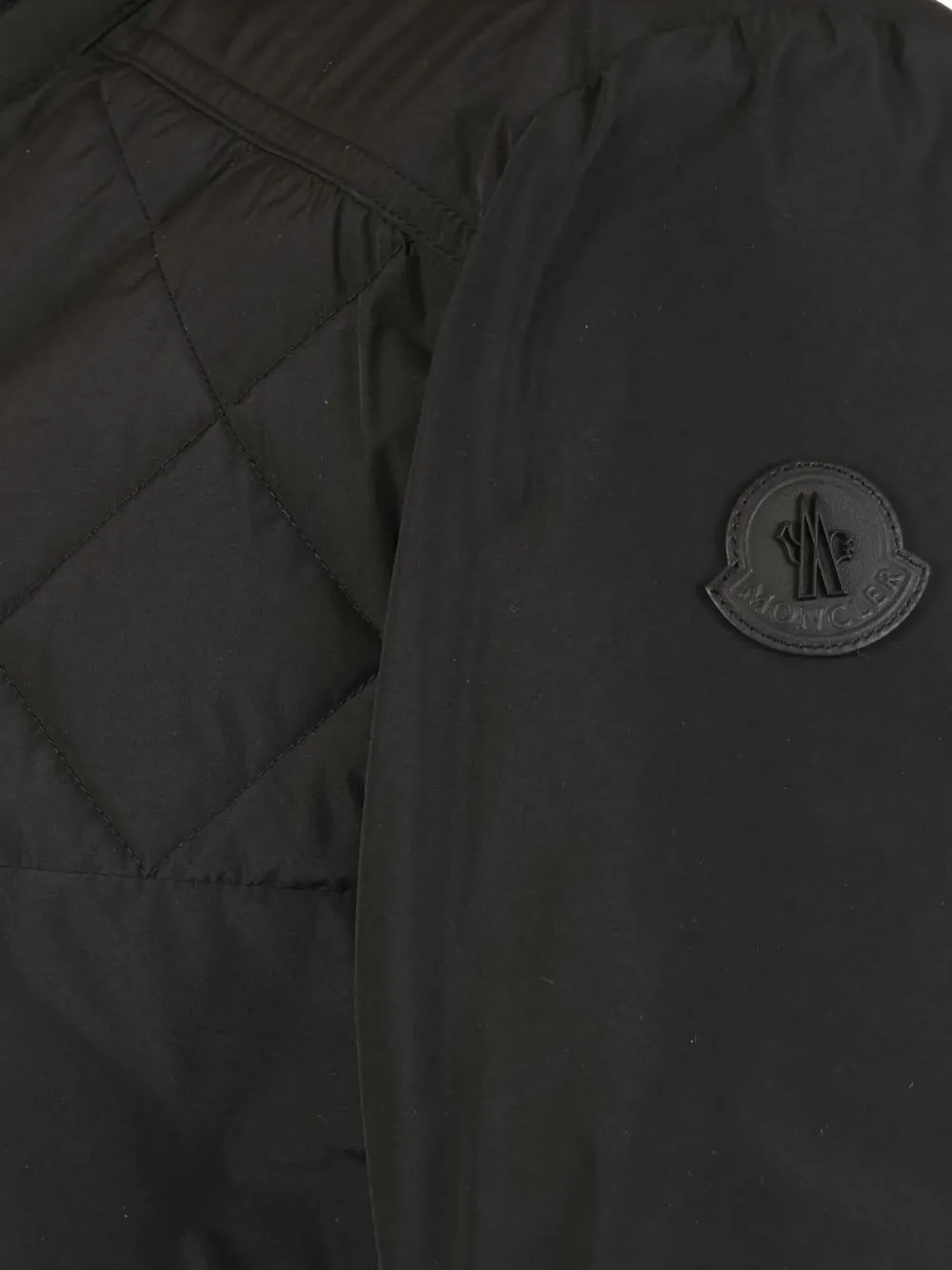 Logo Patch Short Puffer Jacket