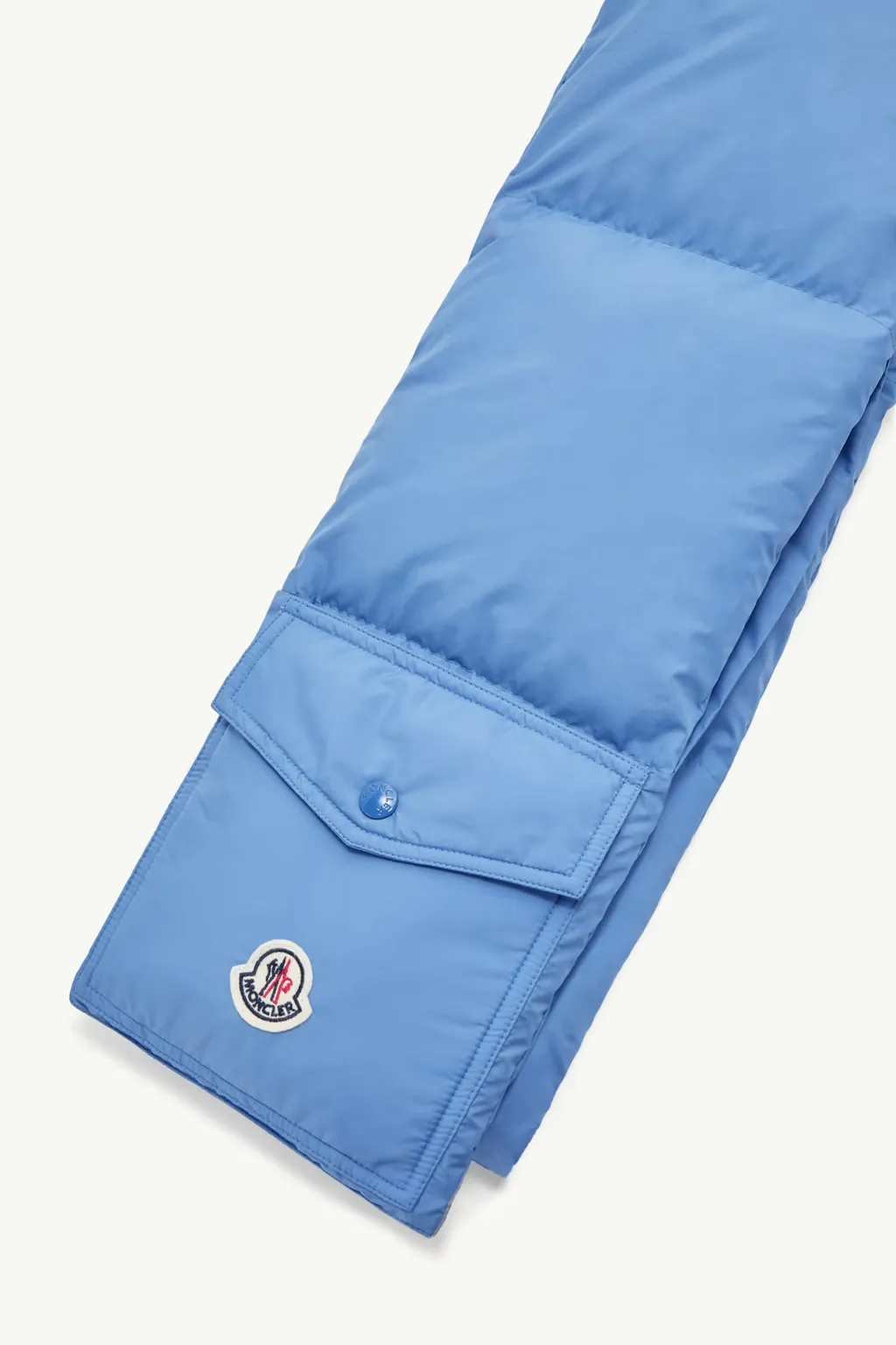 Logo Patch Quilted Scarf