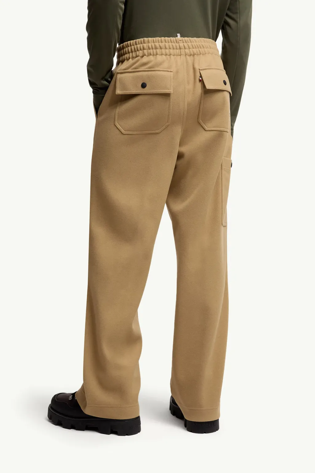 Logo Embroidered Straight Leg Pants