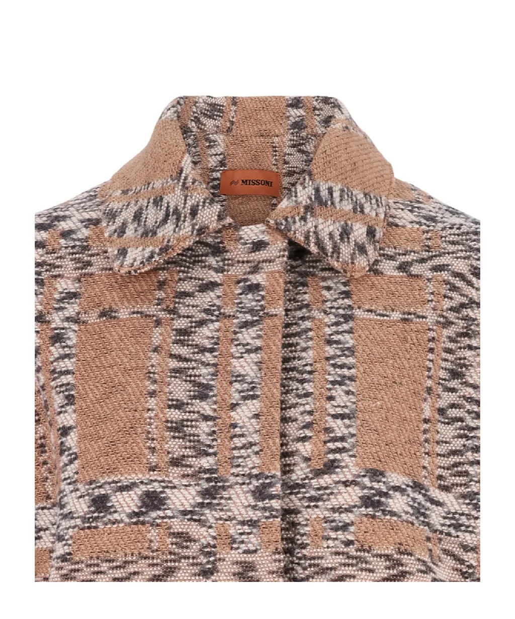 Wool-Blend Coat