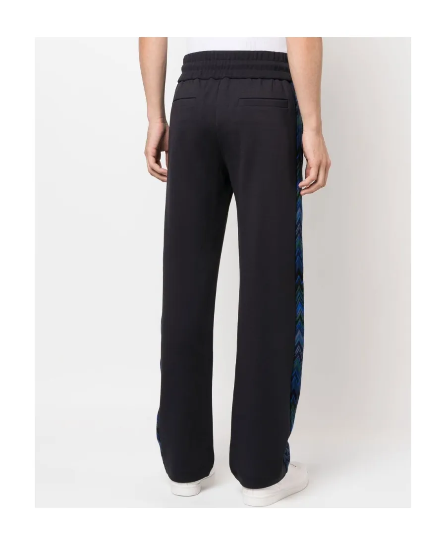 Side Zigzag Drawstring Pants