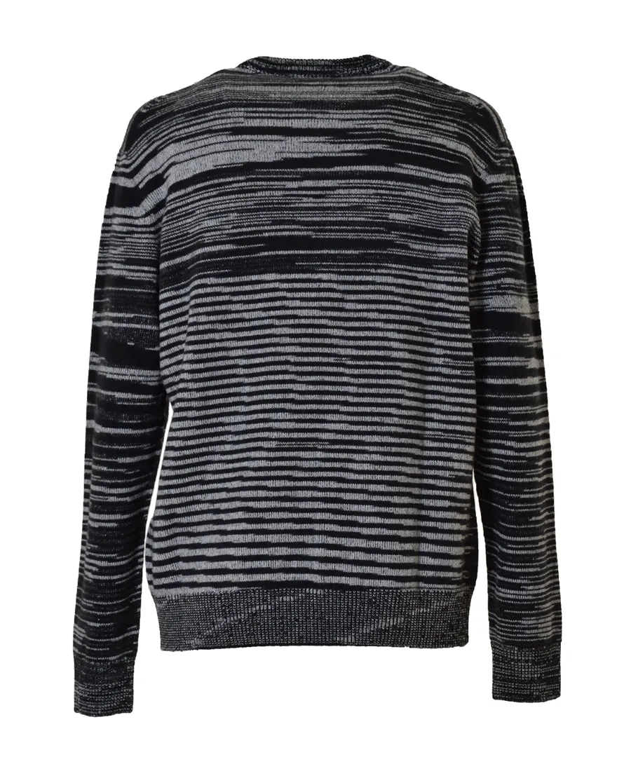 Stripe-Print Cashmere Jumper
