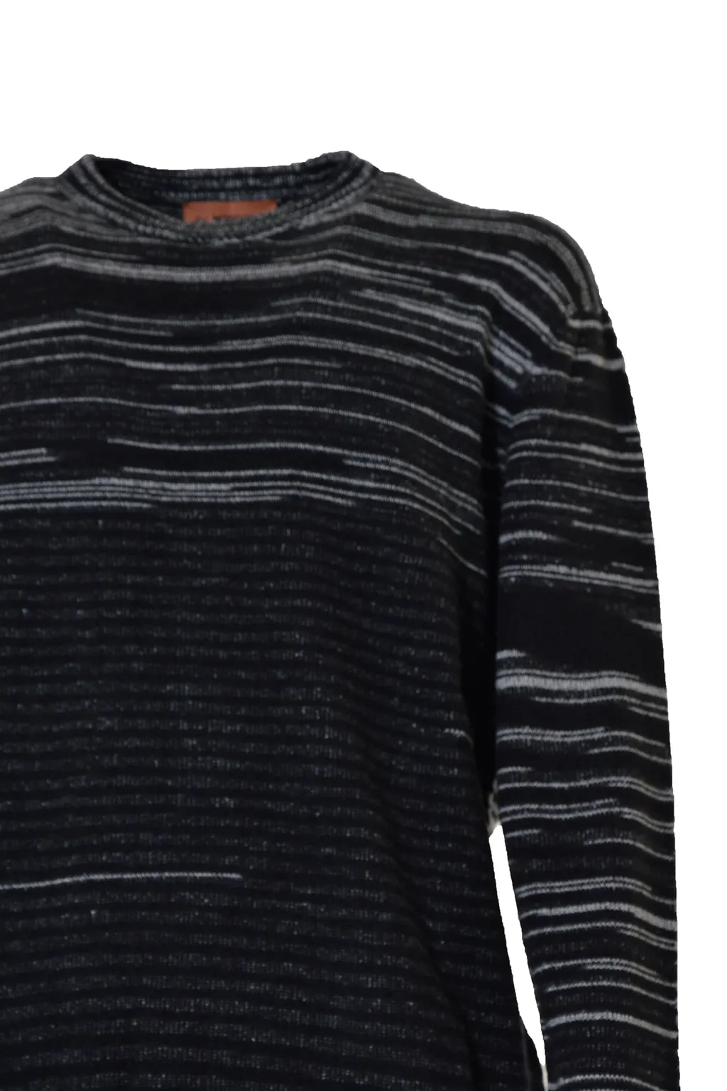 Stripe-Print Cashmere Jumper