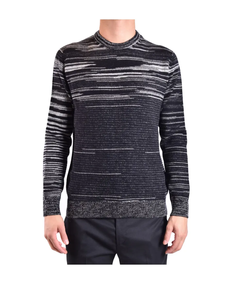 Stripe-Print Cashmere Jumper