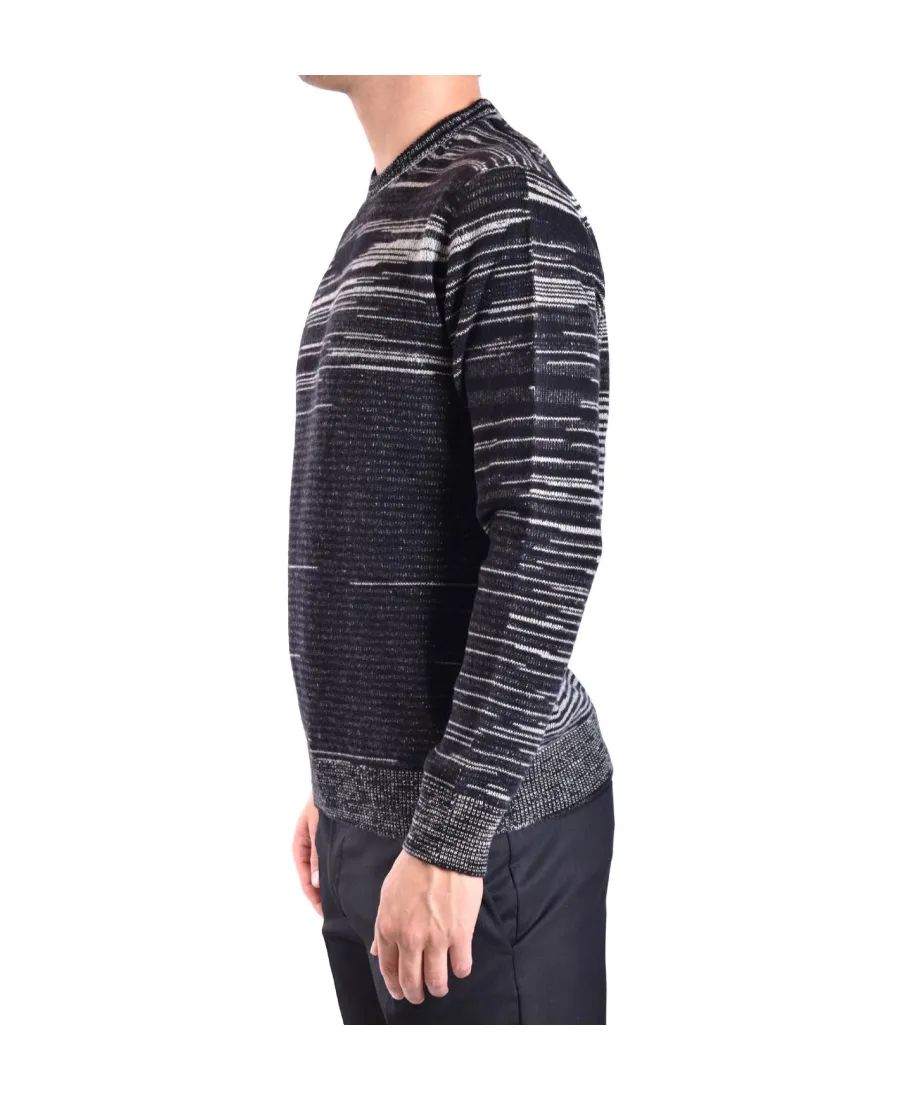 Stripe-Print Cashmere Jumper