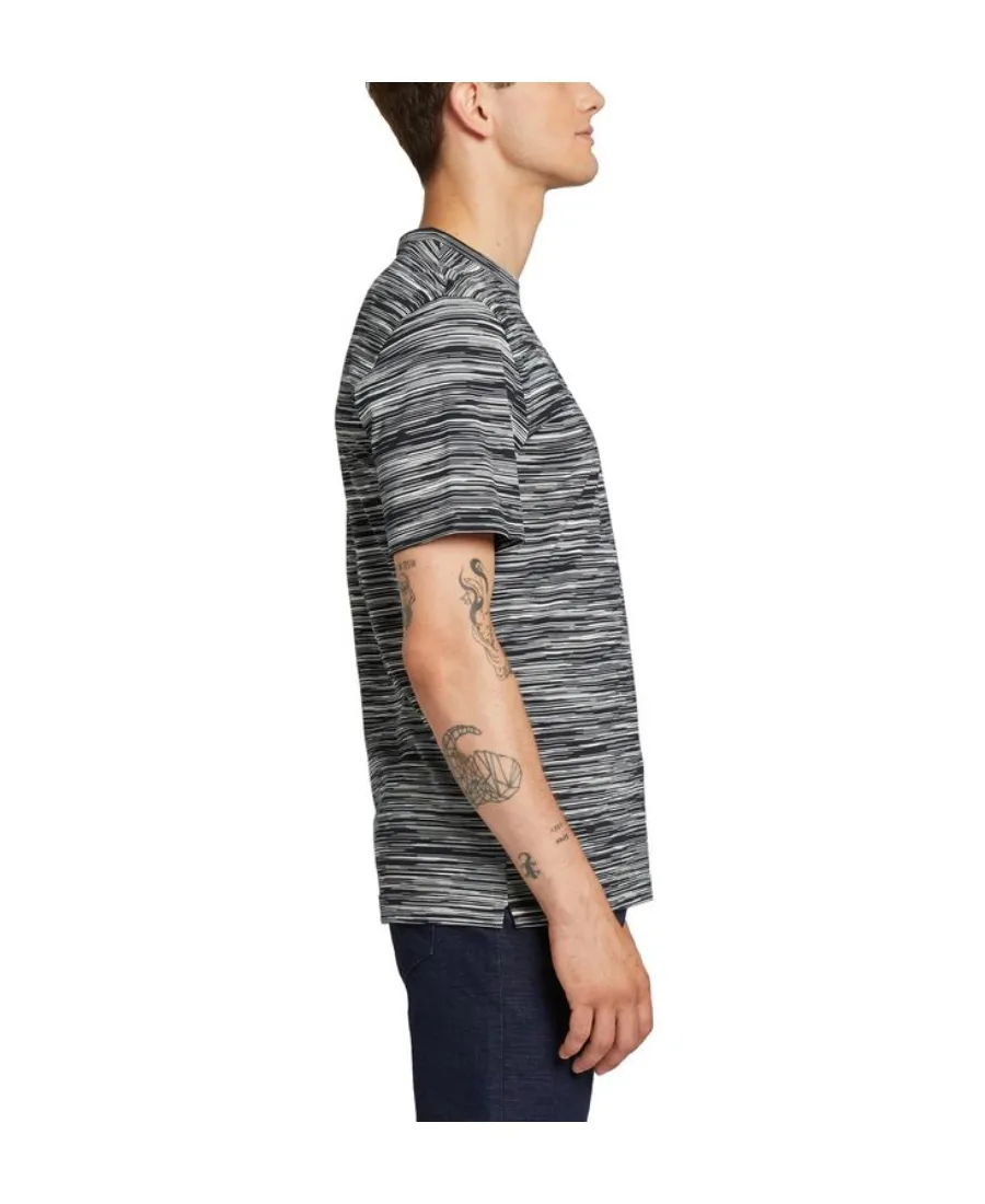 Striped Knitted Crewneck T-Shirt