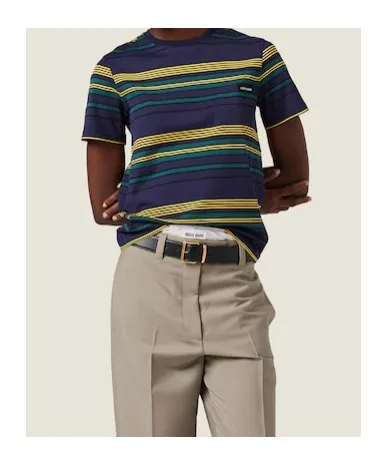 Striped Jersey T-Shirt