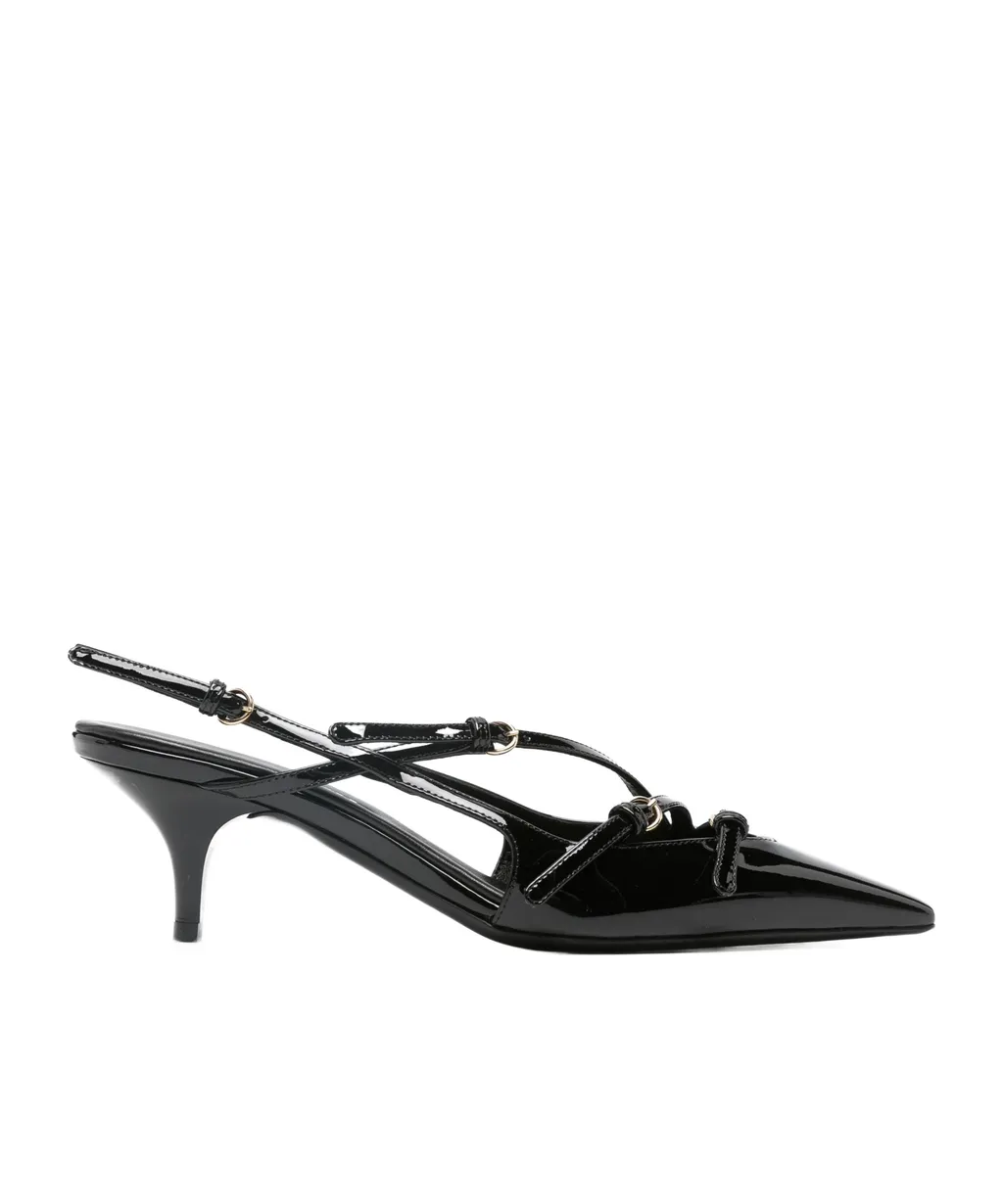 Pointed High-Heeled Sandals