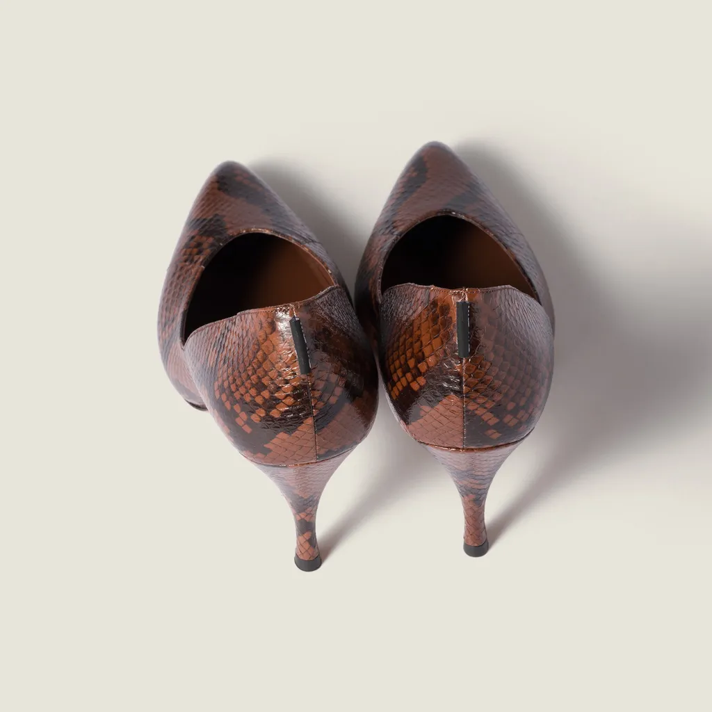 Embossed Slip-On Pumps