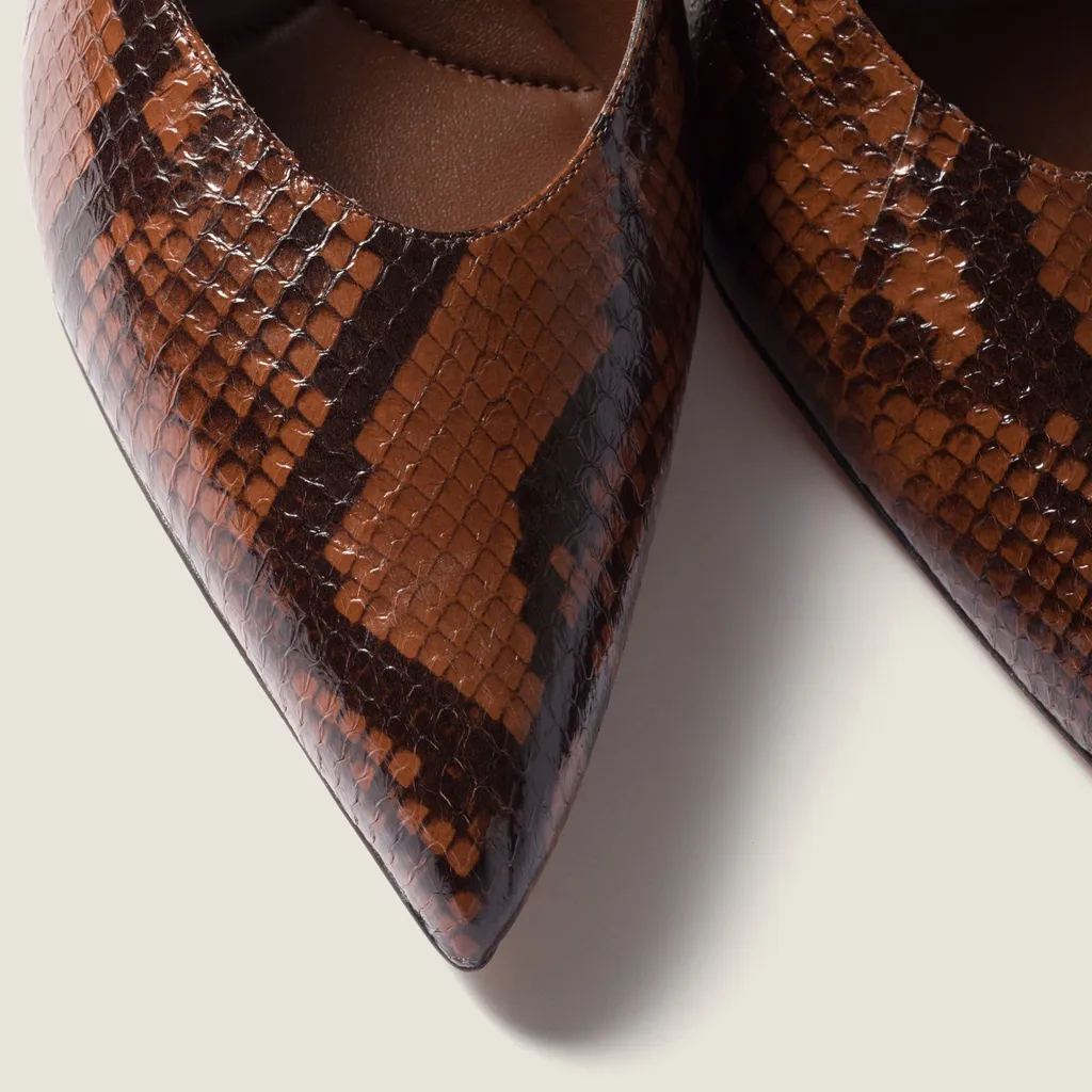 Embossed Slip-On Pumps