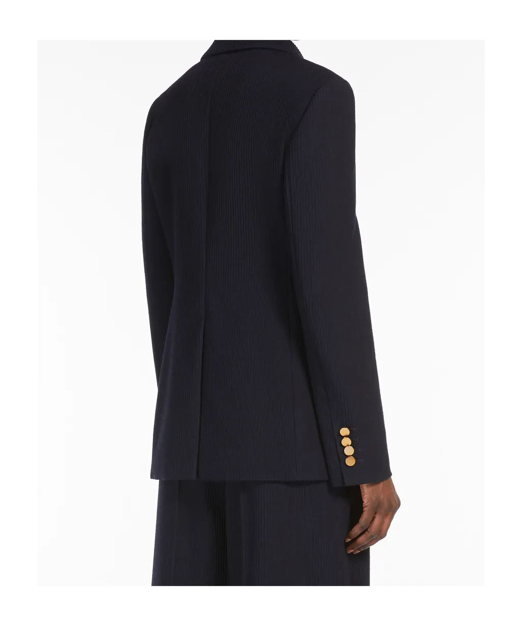 Double-Breasted Buttoned Jacket