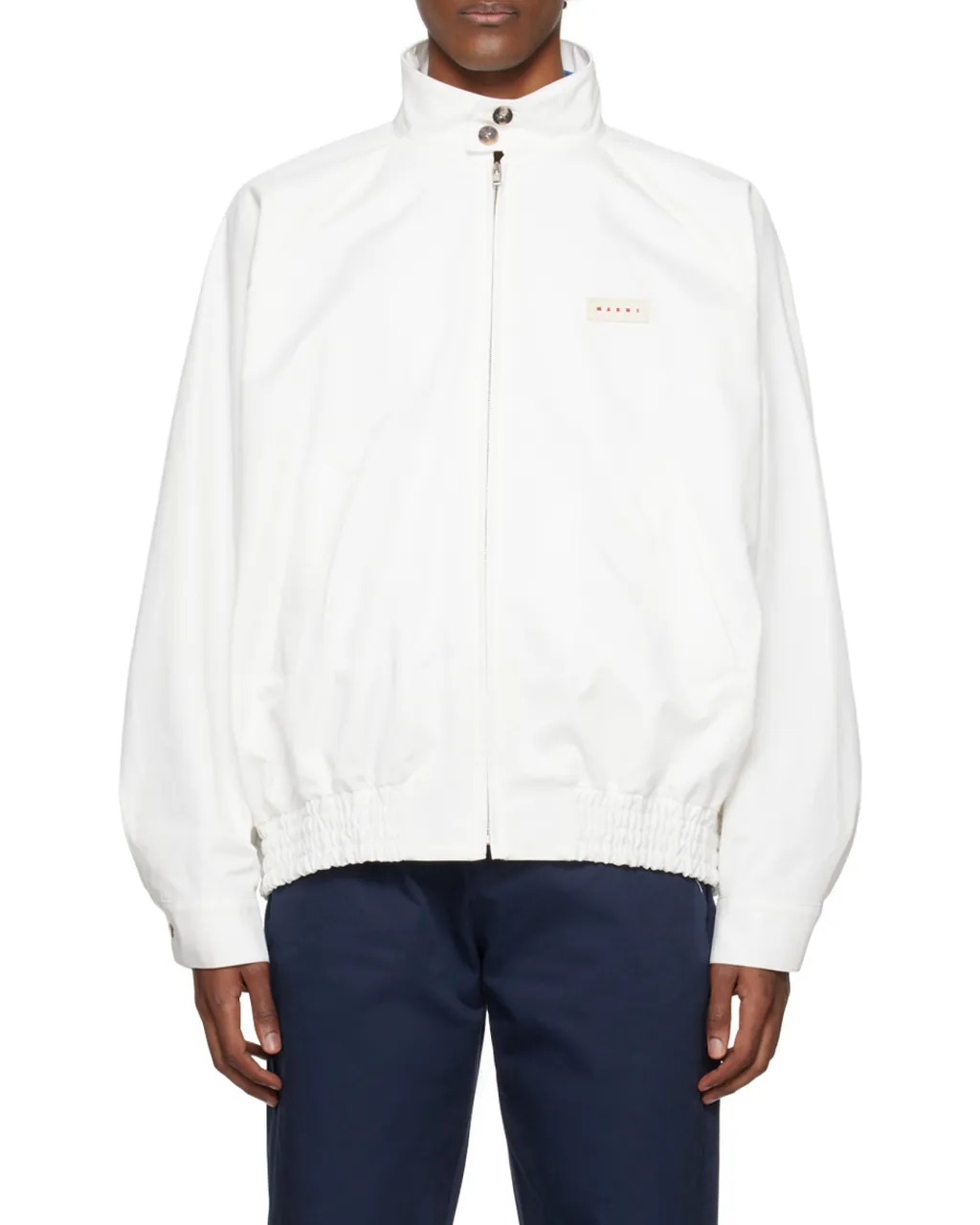 Logo Patch Zipped Jacket