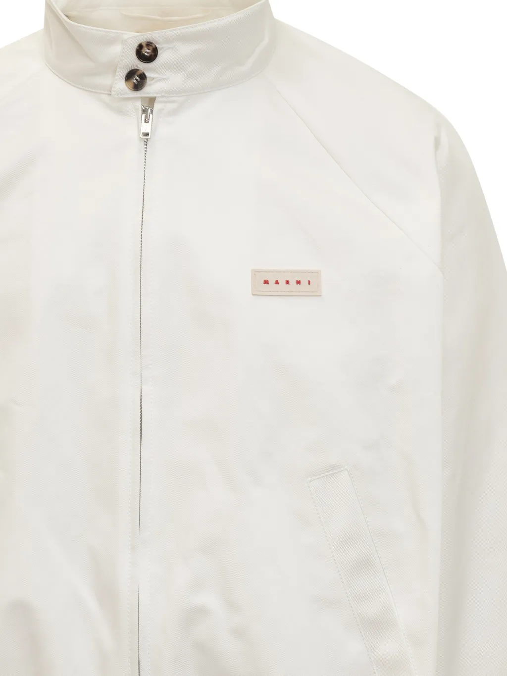Logo Patch Zipped Jacket