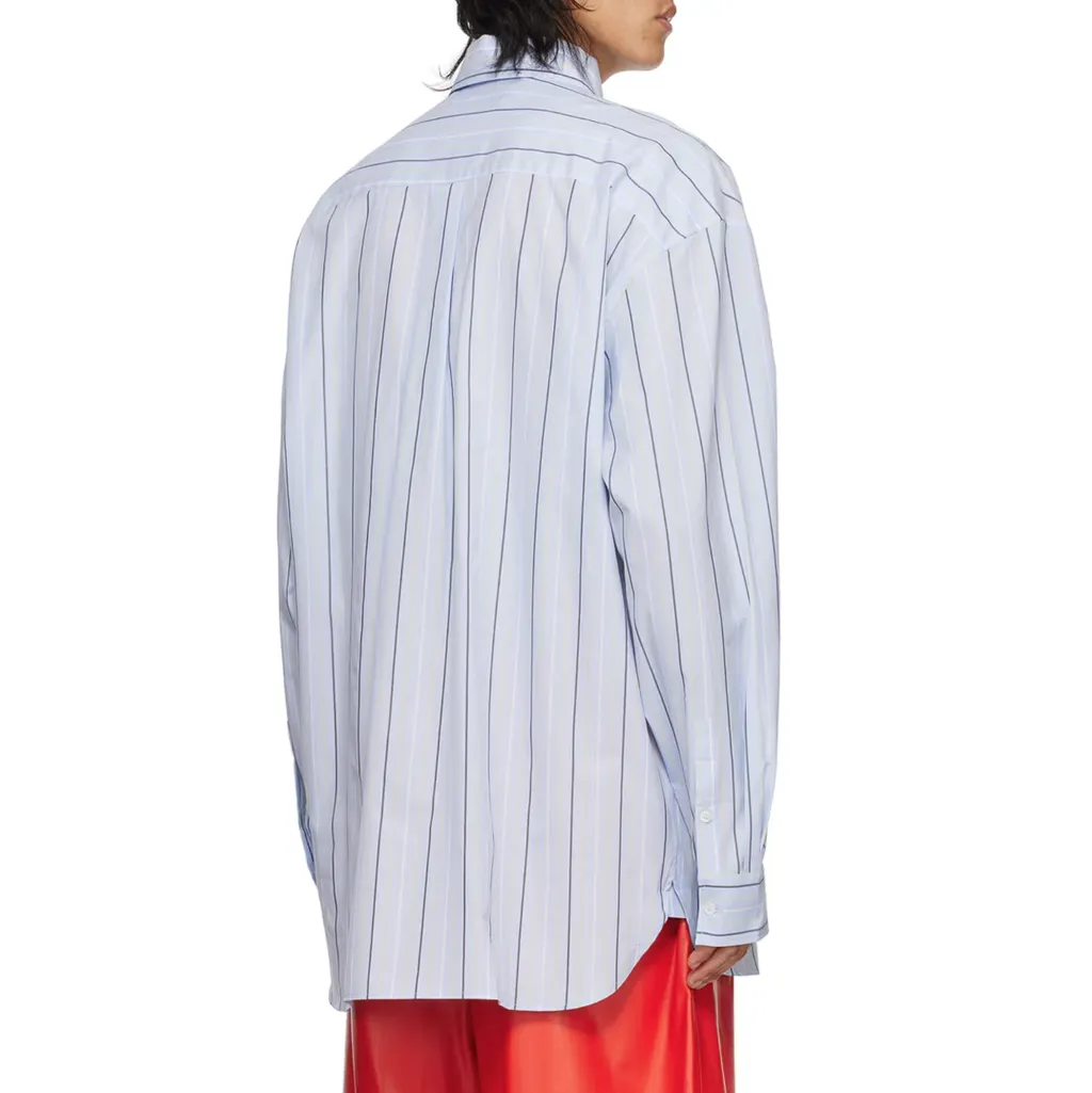 Long Sleeved Striped Buttoned Shirt